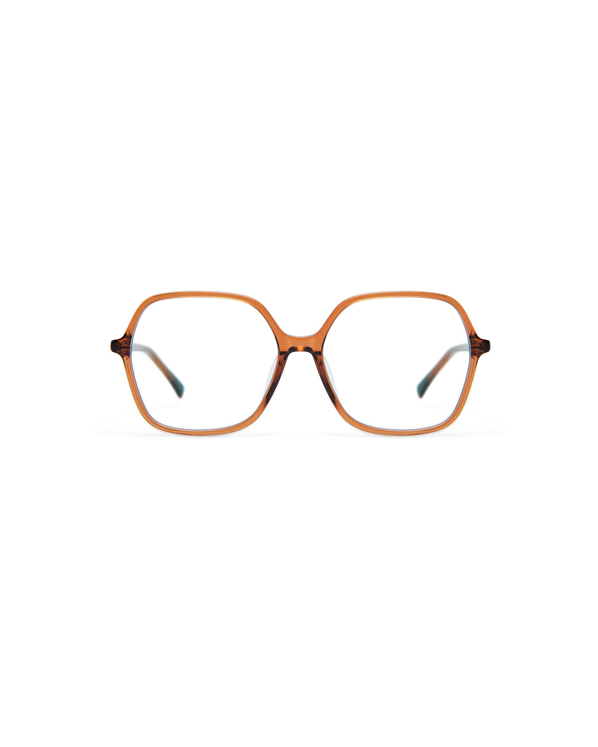 CANDELA: Geométricas Acetato Marrón optical glasses by GIGI STUDIOS 4031