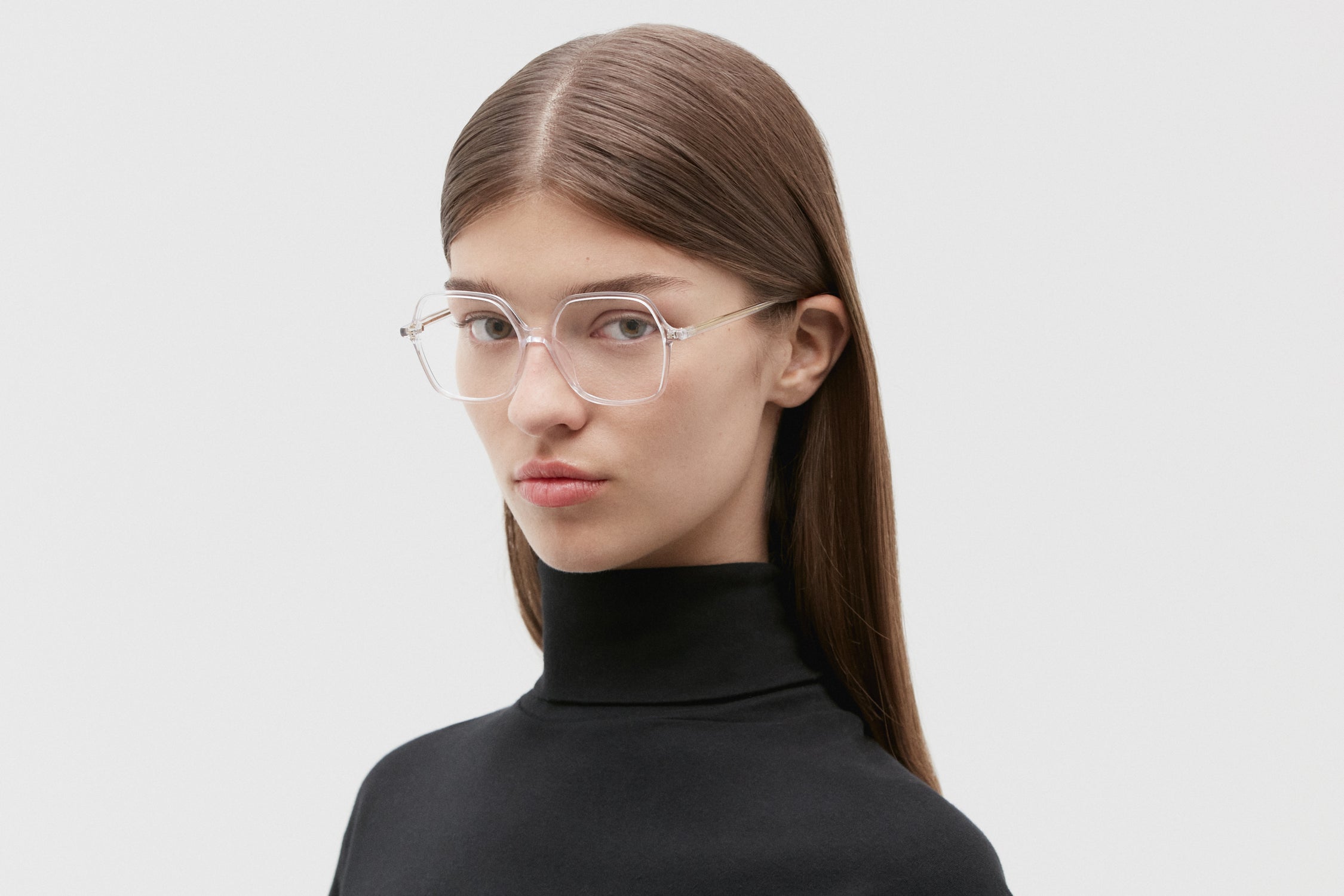 CANDELA: Geométricas Acetato Transparente optical glasses by GIGI STUDIOS 3549