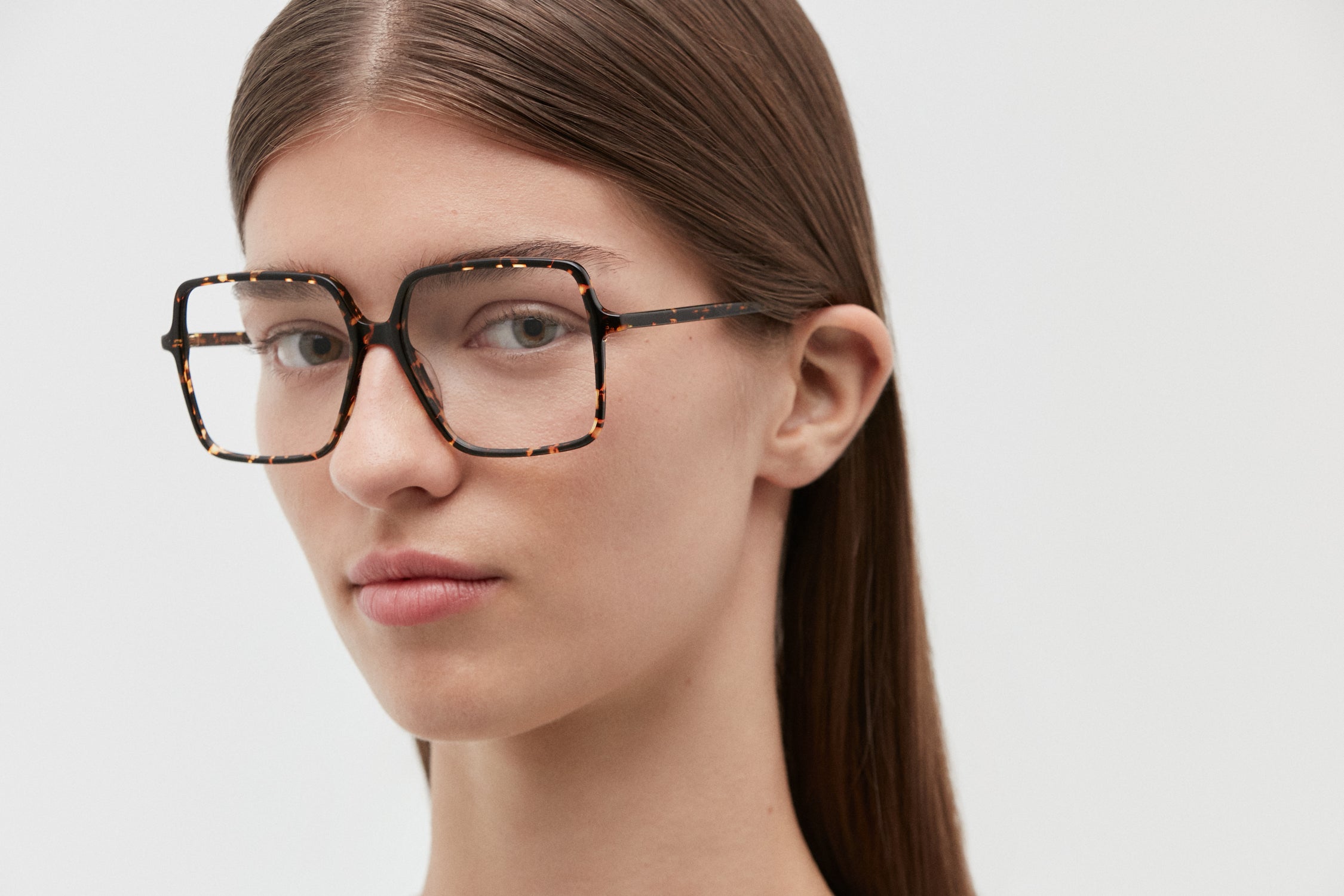 ADALIS: Cuadrada Acetato Havana optical glasses by GIGI STUDIOS 3557