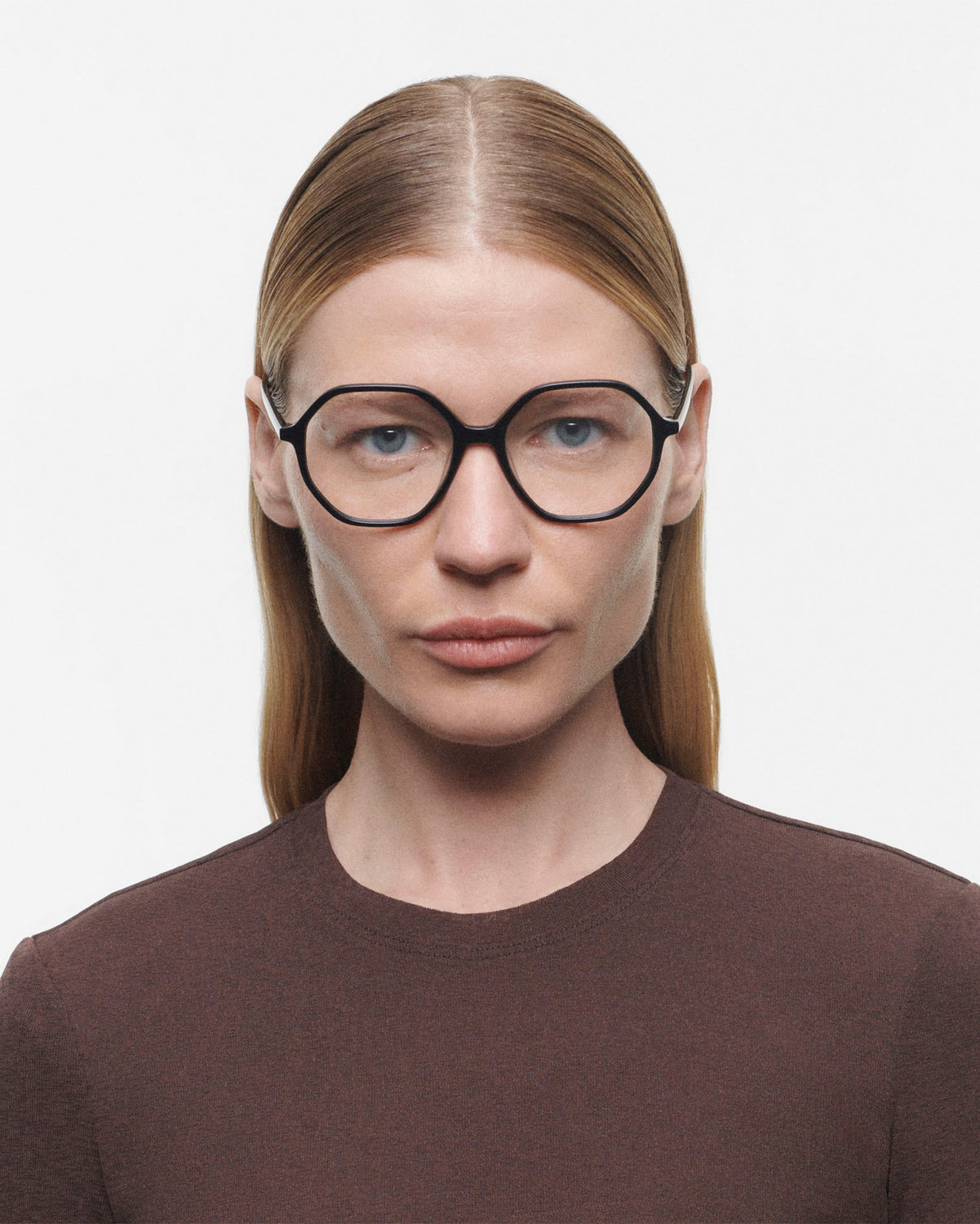 LIVIA: Geométricas Acetato Noir optical glasses by GIGI STUDIOS 4045