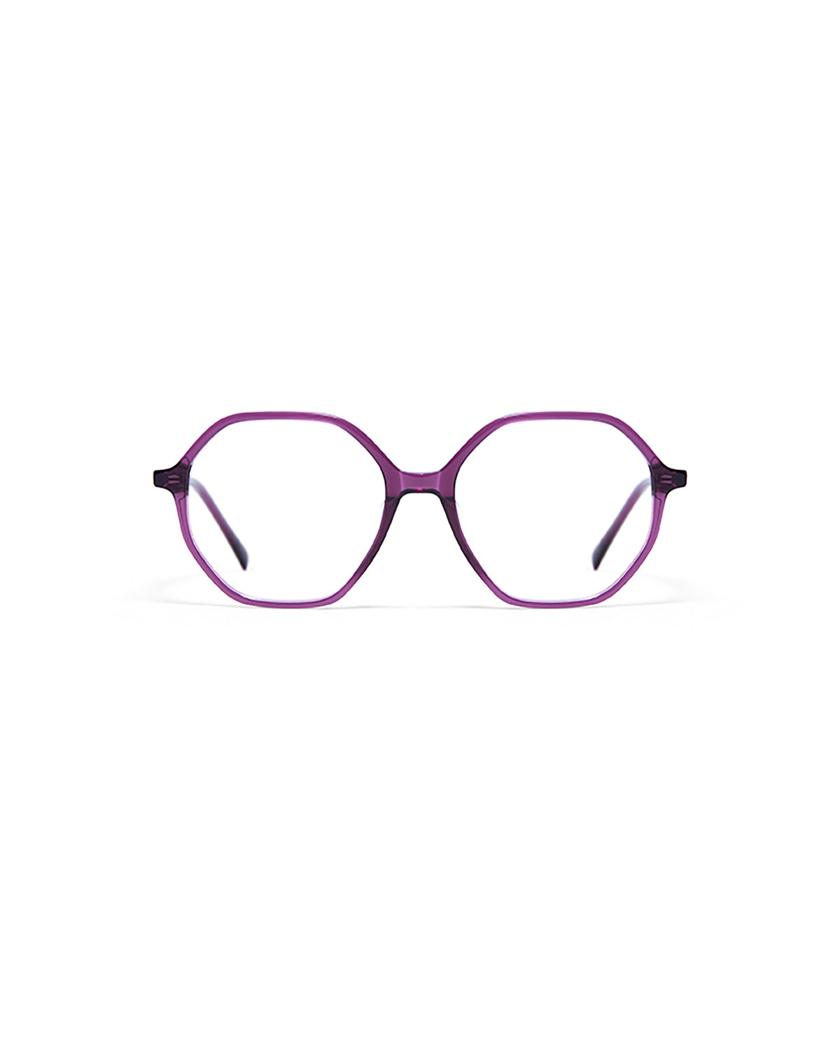 LIVIA: Geométricas Acetato Rojo optical glasses by GIGI STUDIOS 3573