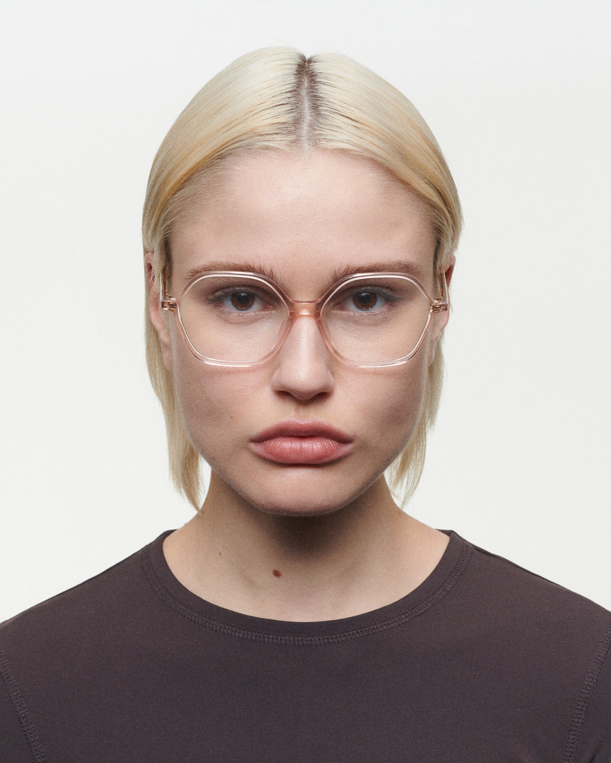 SERENA: Geométricas Acetato Transparente optical glasses by GIGI STUDIOS 3680