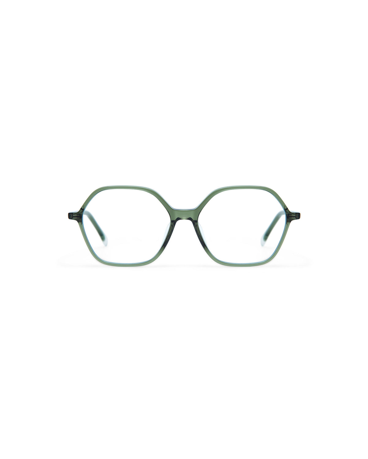 SERENA: Geométricas Acetato Verde optical glasses by GIGI STUDIOS 4014