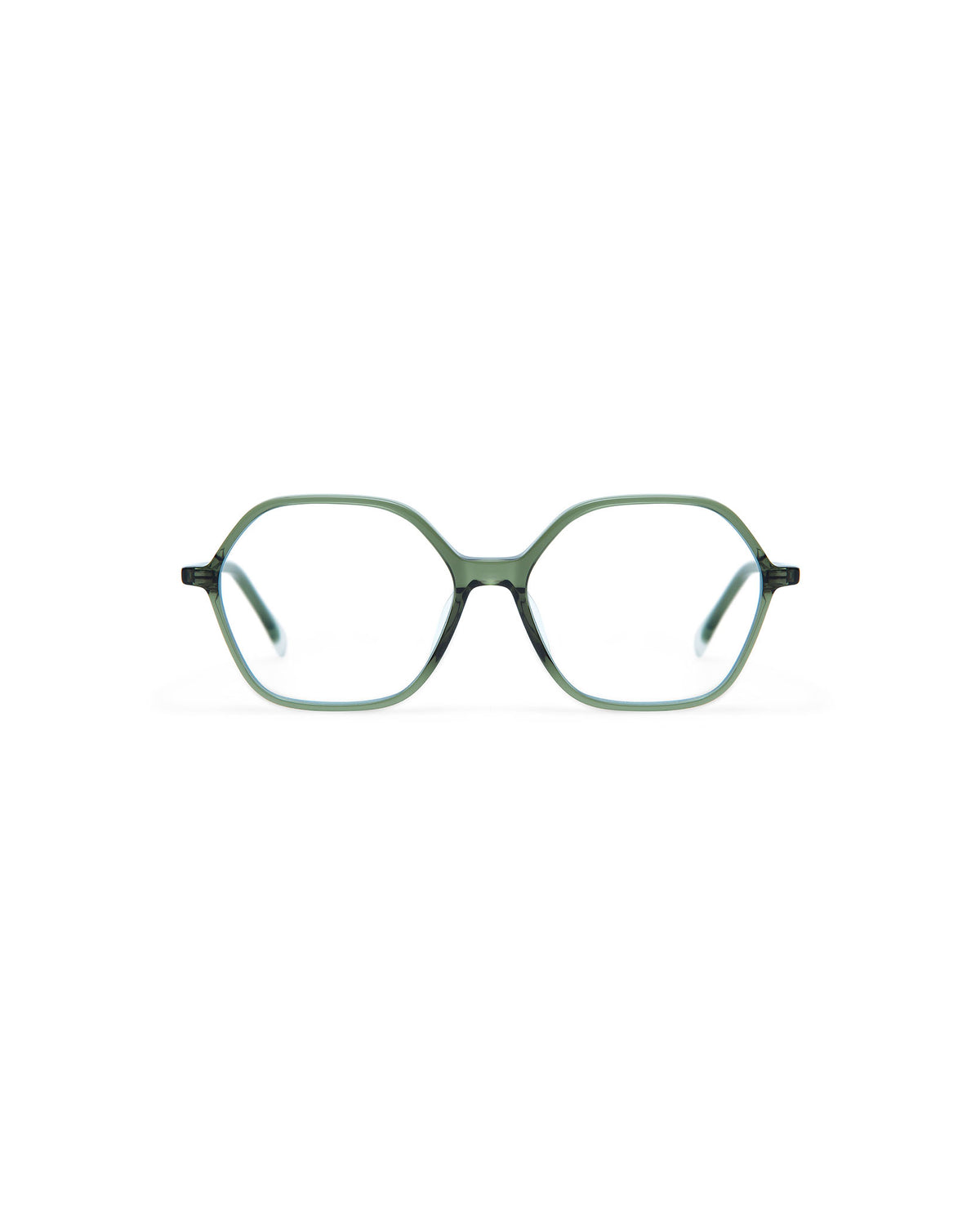 SERENA: Geométricas Acetato Verde optical glasses by GIGI STUDIOS 4014
