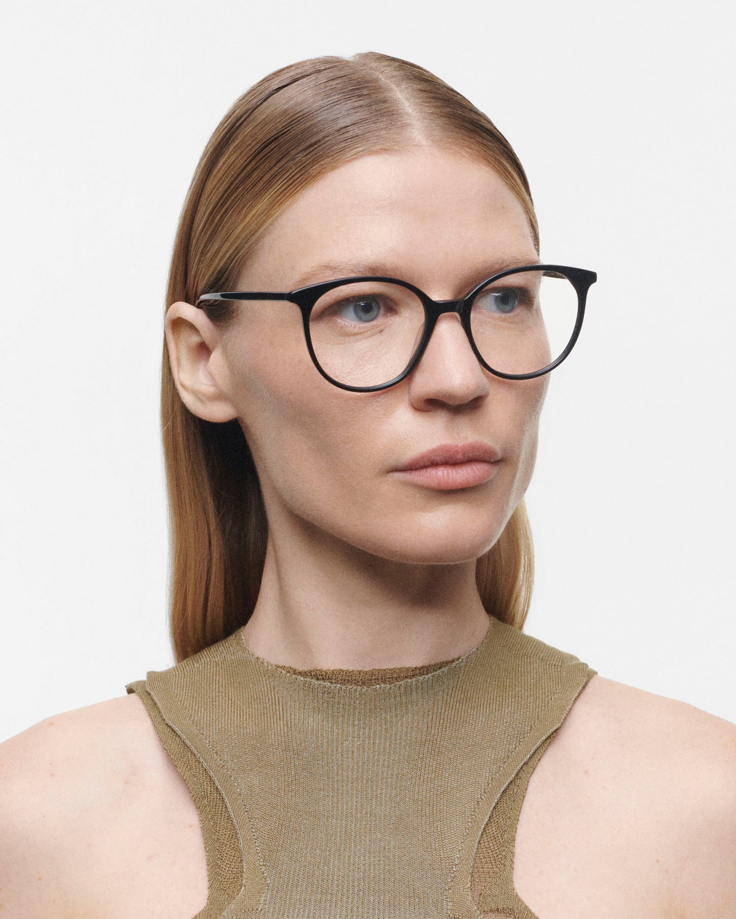 FLAVIA: Redondas Acetato Noir optical glasses by GIGI STUDIOS 4053