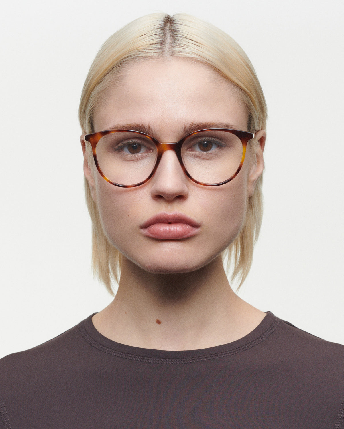 FLAVIA: Redondas Acetato Havana optical glasses by GIGI STUDIOS 3686