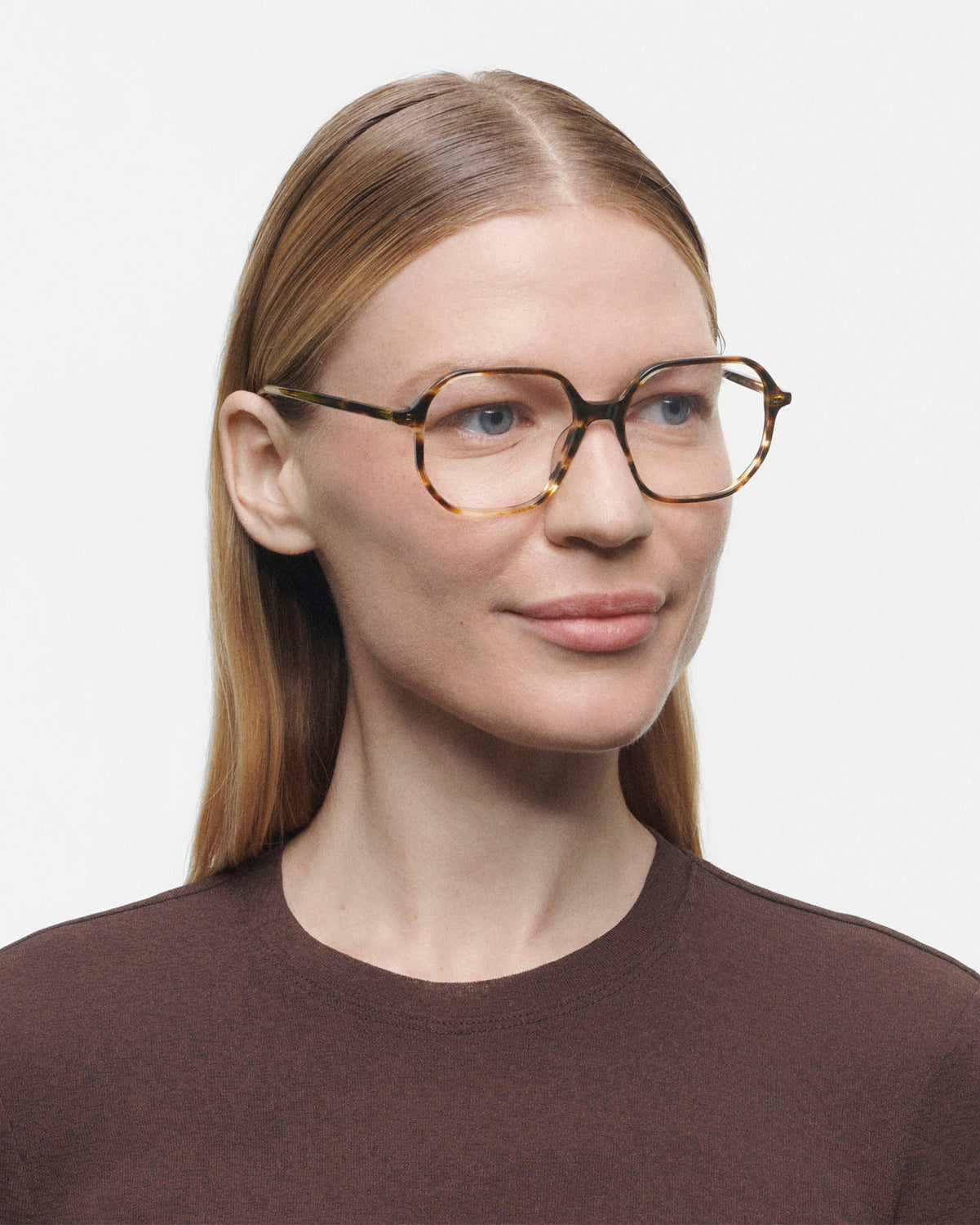 ELEA: Cuadrada Acetato Havana optical glasses by GIGI STUDIOS 4059