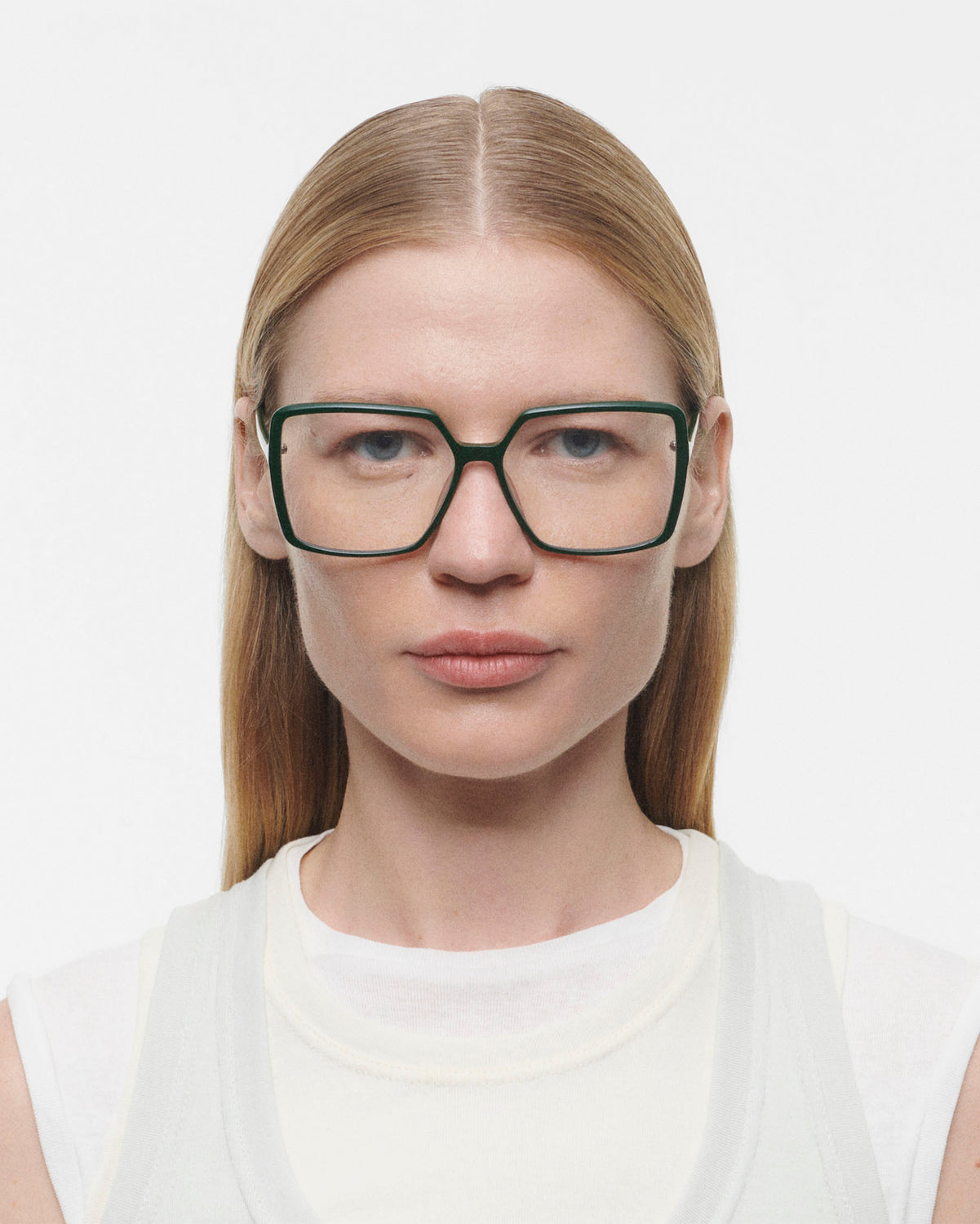 LENKA: Cuadrada Acetato Verde optical glasses by GIGI STUDIOS 134
