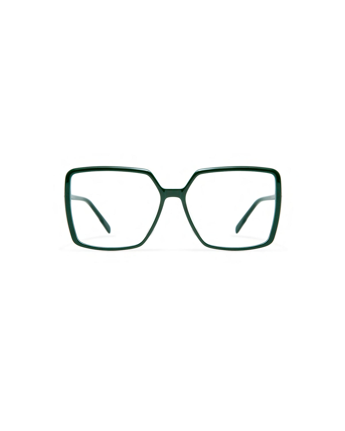 LENKA: Cuadrada Acetato Verde optical glasses by GIGI STUDIOS 4080