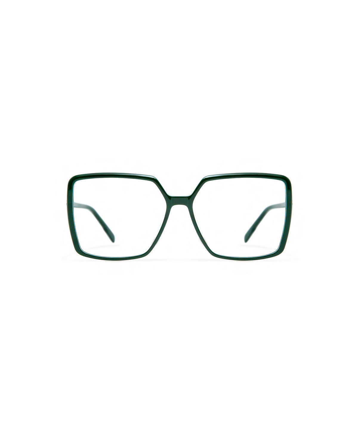 LENKA: Cuadrada Acetato Verde optical glasses by GIGI STUDIOS 4080