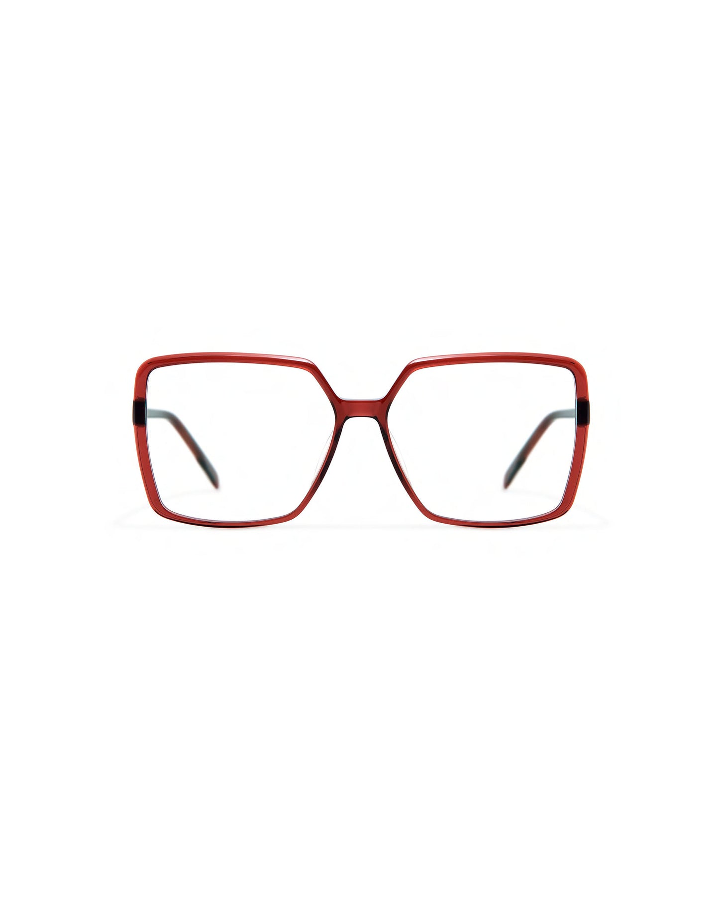 LENKA: Cuadrada Acetato Marrón optical glasses by GIGI STUDIOS 4082