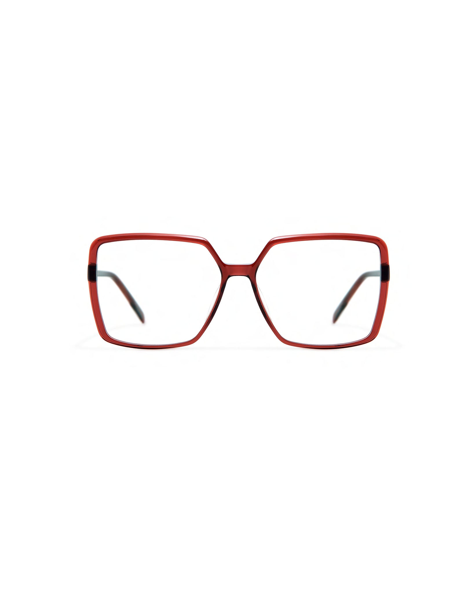 LENKA: Cuadrada Acetato Marrón optical glasses by GIGI STUDIOS 4082