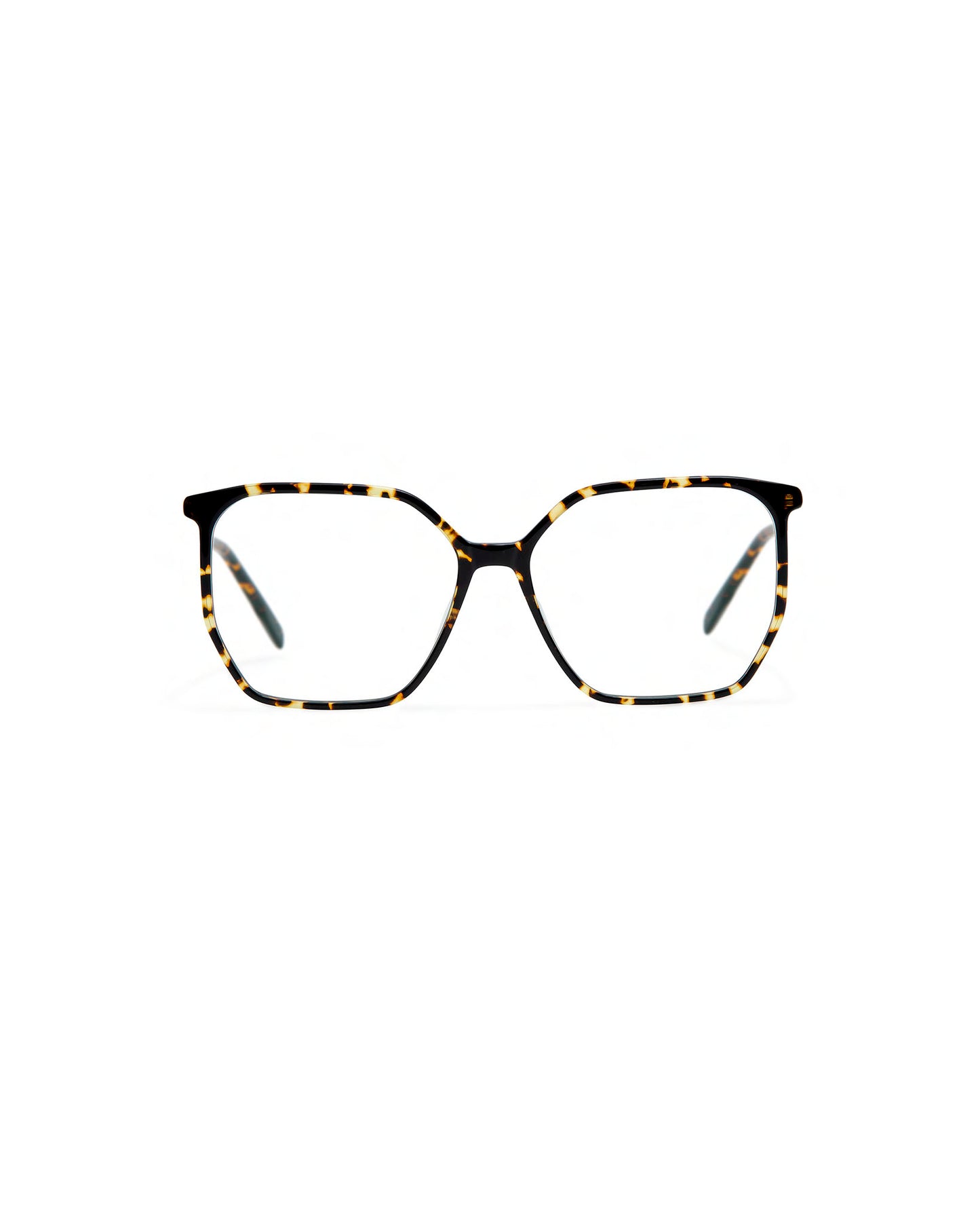SABINE: Geométricas Acetato Havana optical glasses by GIGI STUDIOS 4108