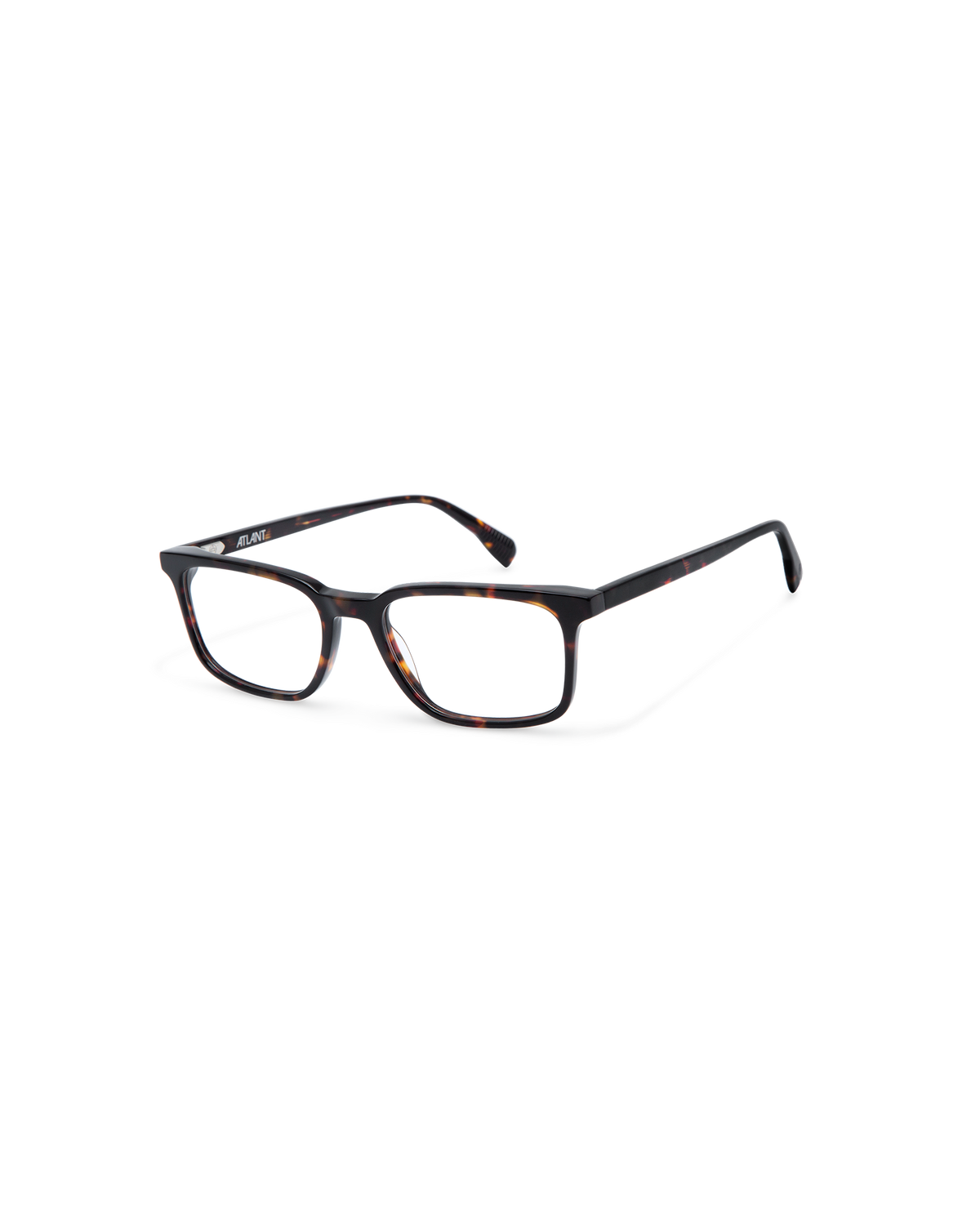 GLENN: Rectangular Acetato Havana optical glasses by ATLANT 12315