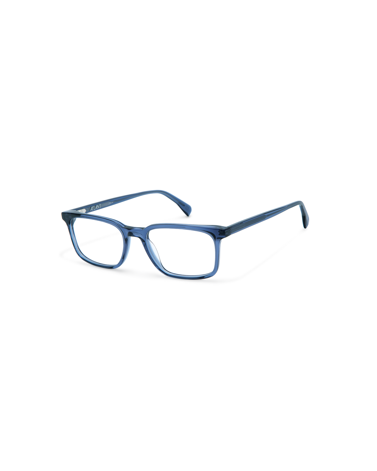 GLENN: Rectangular Acetato Azul optical glasses by ATLANT 12316