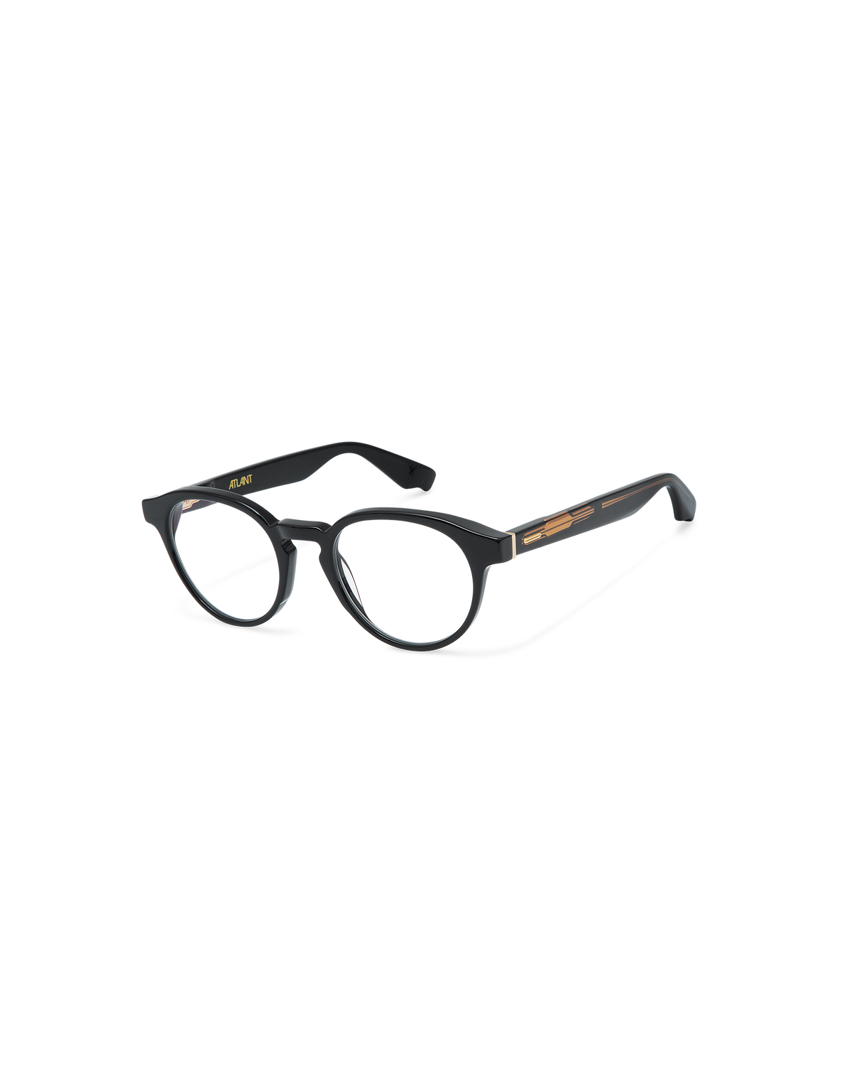 ISAMI: Redondas Acetato Noir optical glasses by ATLANT 11271