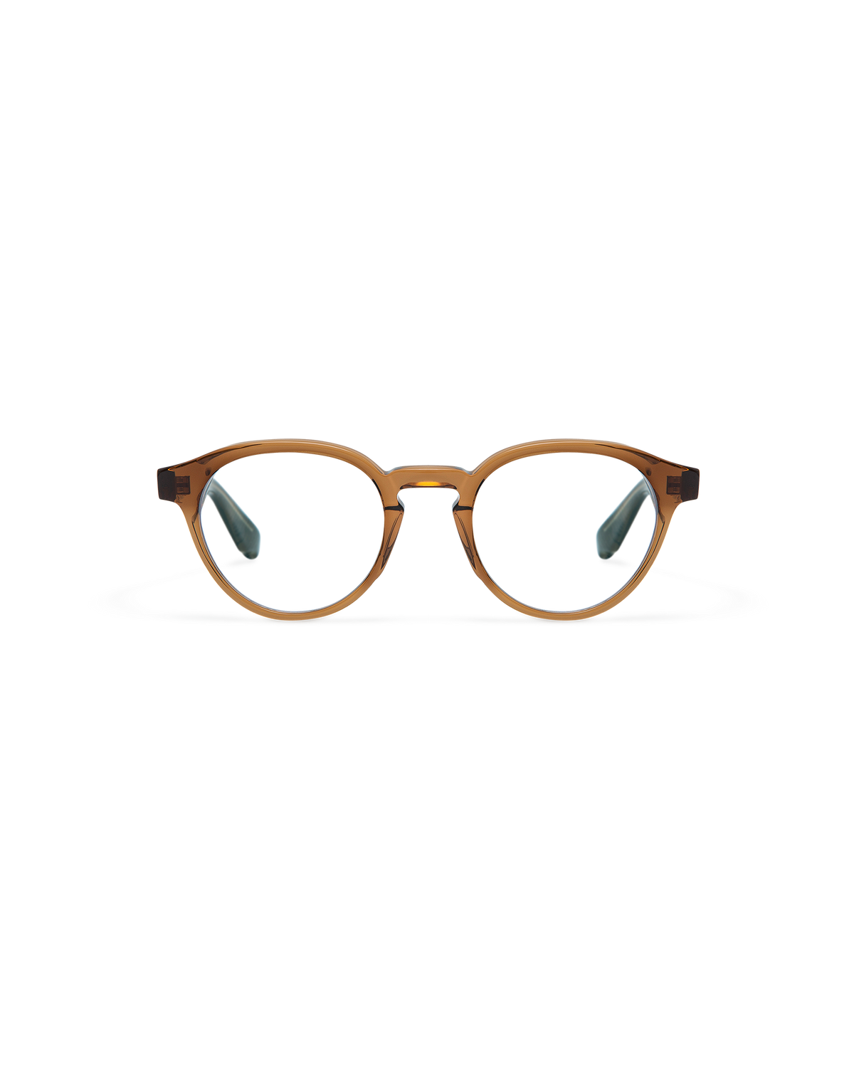 ISAMI: Redondas Acetato Marrón optical glasses by ATLANT 11179