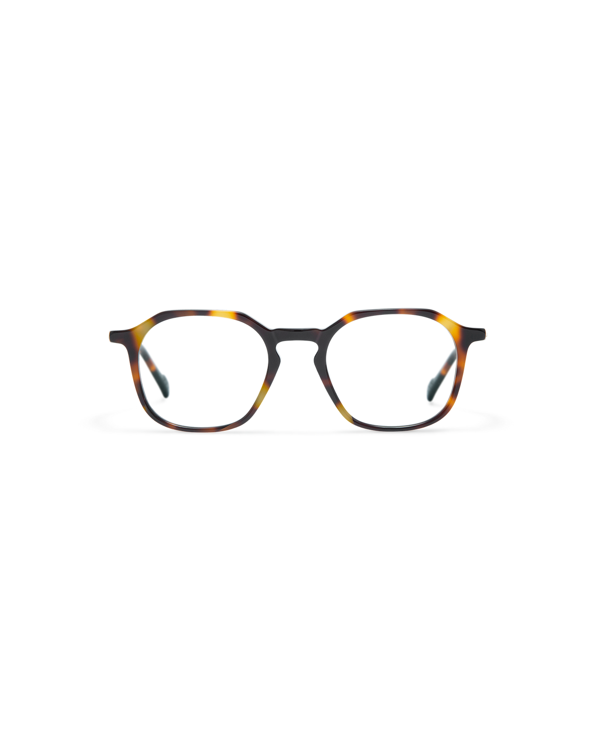 LIVORNO: Geométricas Acetato Havana optical glasses by ATLANT 11625