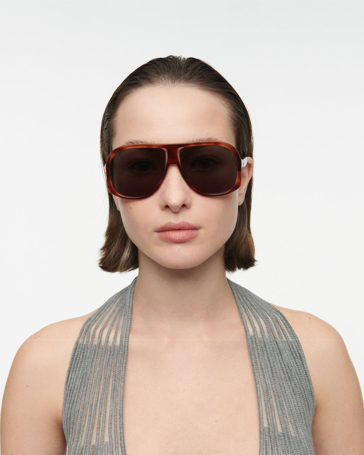 THRIVE 015: Aviador Acetato Havana sunglasses by GIGI STUDIOS 7661
