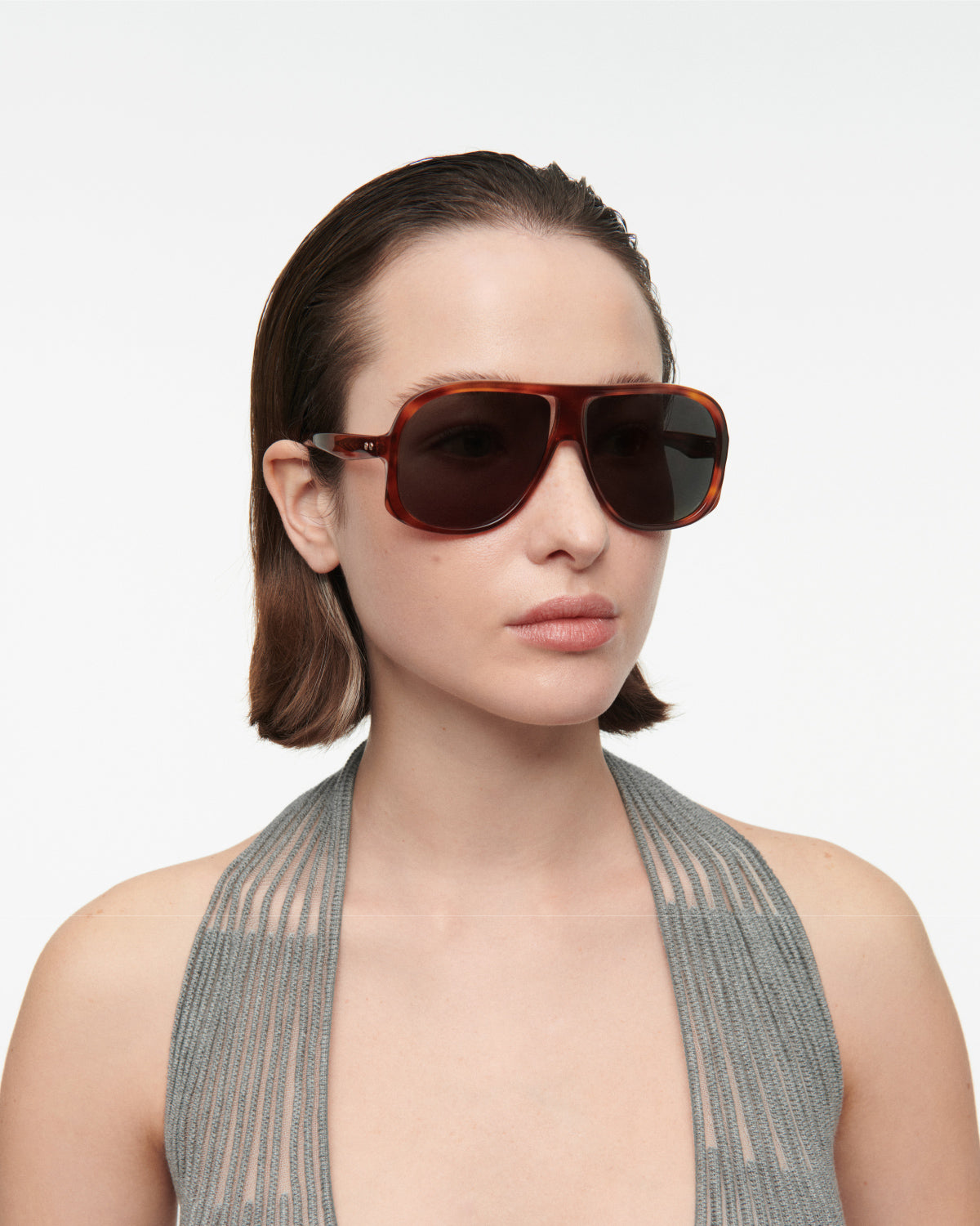 THRIVE 015: Aviador Acetato Havana sunglasses by GIGI STUDIOS 7662