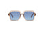 THRIVE 018: Cuadrada Acetato Marrón sunglasses by GIGI STUDIOS 7335