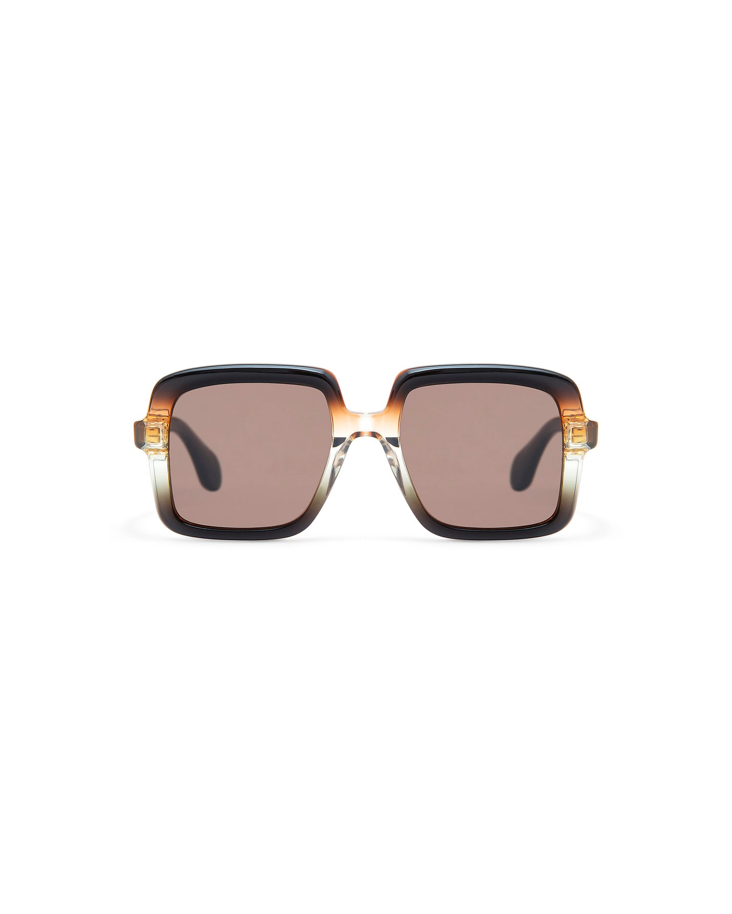 THRIVE 018: Cuadrada Acetato Orange sunglasses by GIGI STUDIOS 7337
