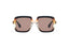 THRIVE 018: Cuadrada Acetato Orange sunglasses by GIGI STUDIOS 7337