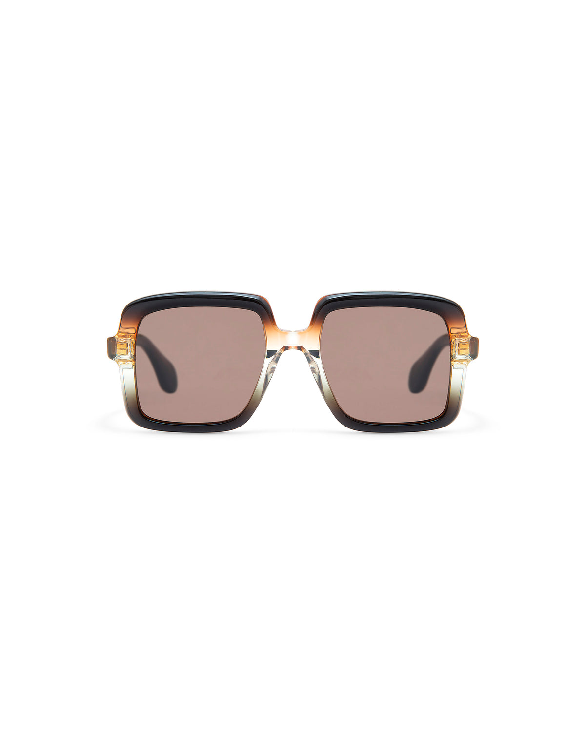 THRIVE 018: Cuadrada Acetato Orange sunglasses by GIGI STUDIOS 7337