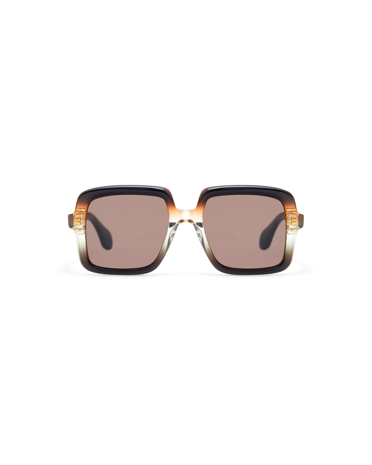 THRIVE 018: Cuadrada Acetato Orange sunglasses by GIGI STUDIOS 7337