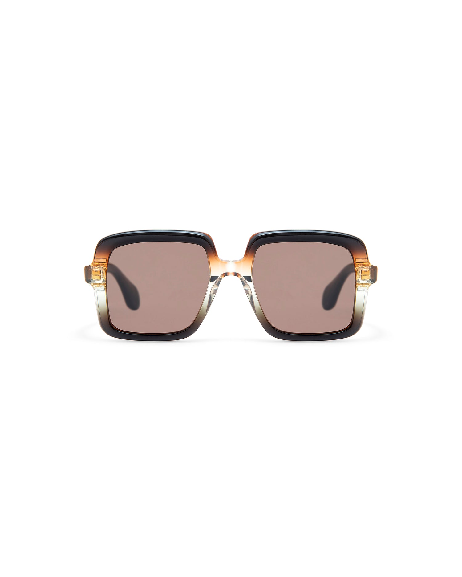 THRIVE 018: Cuadrada Acetato Orange sunglasses by GIGI STUDIOS 7337