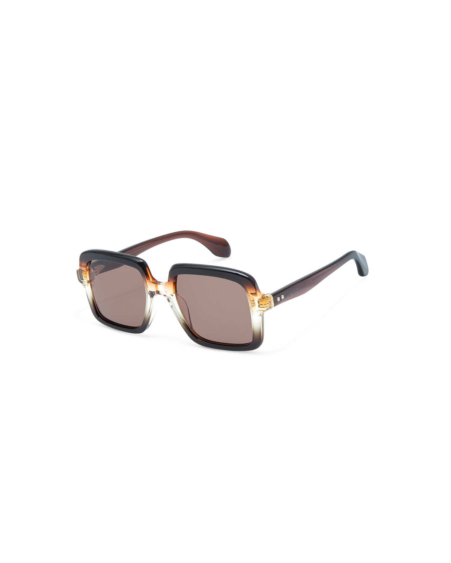 THRIVE 018: Cuadrada Acetato Orange sunglasses by GIGI STUDIOS 7338