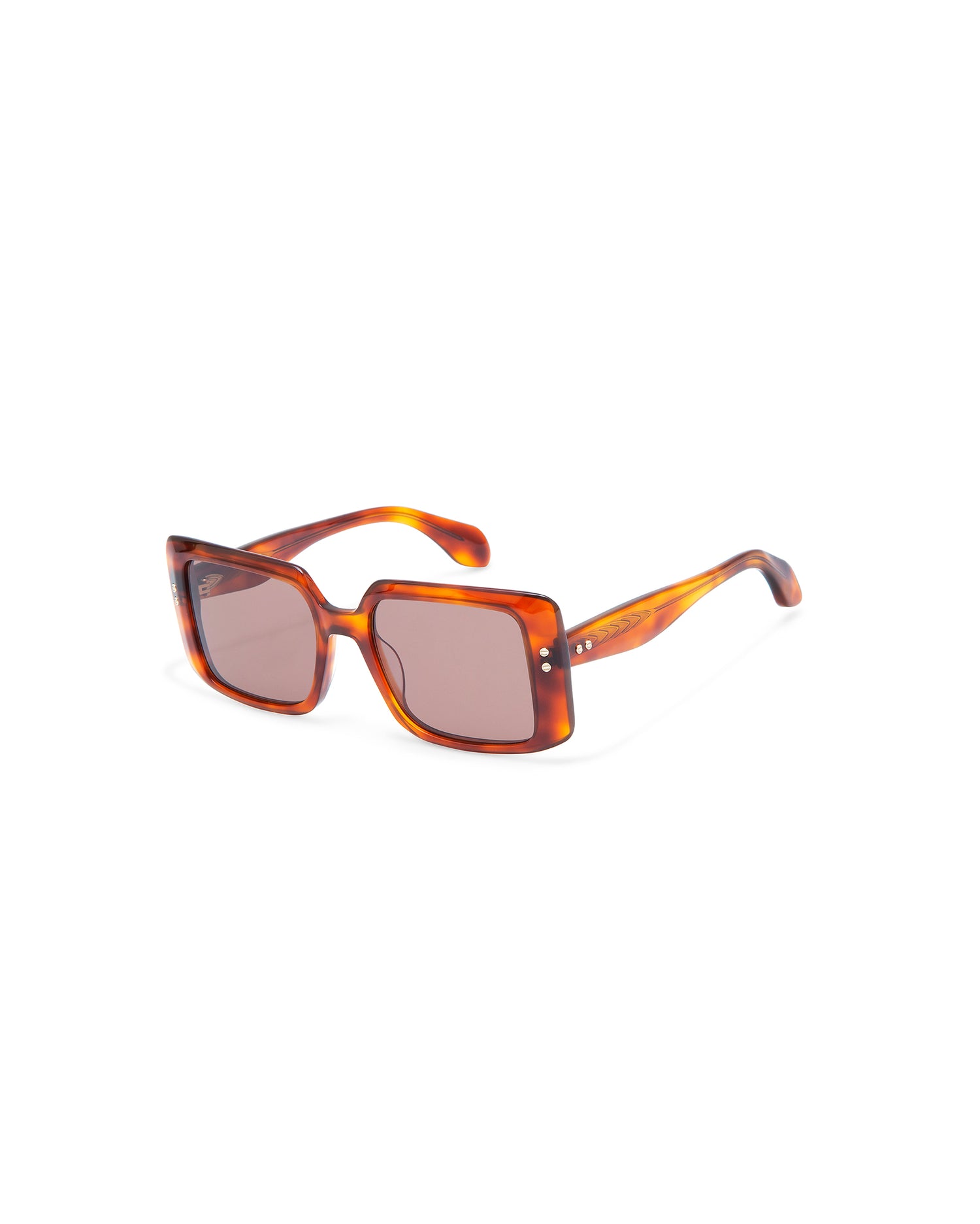 THRIVE 019: Cuadrada Acetato Havana sunglasses by GIGI STUDIOS 7342