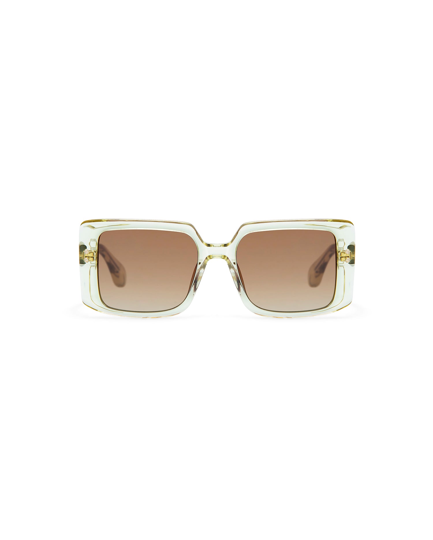 THRIVE 019: Cuadrada Acetato Blanco sunglasses by GIGI STUDIOS 7343