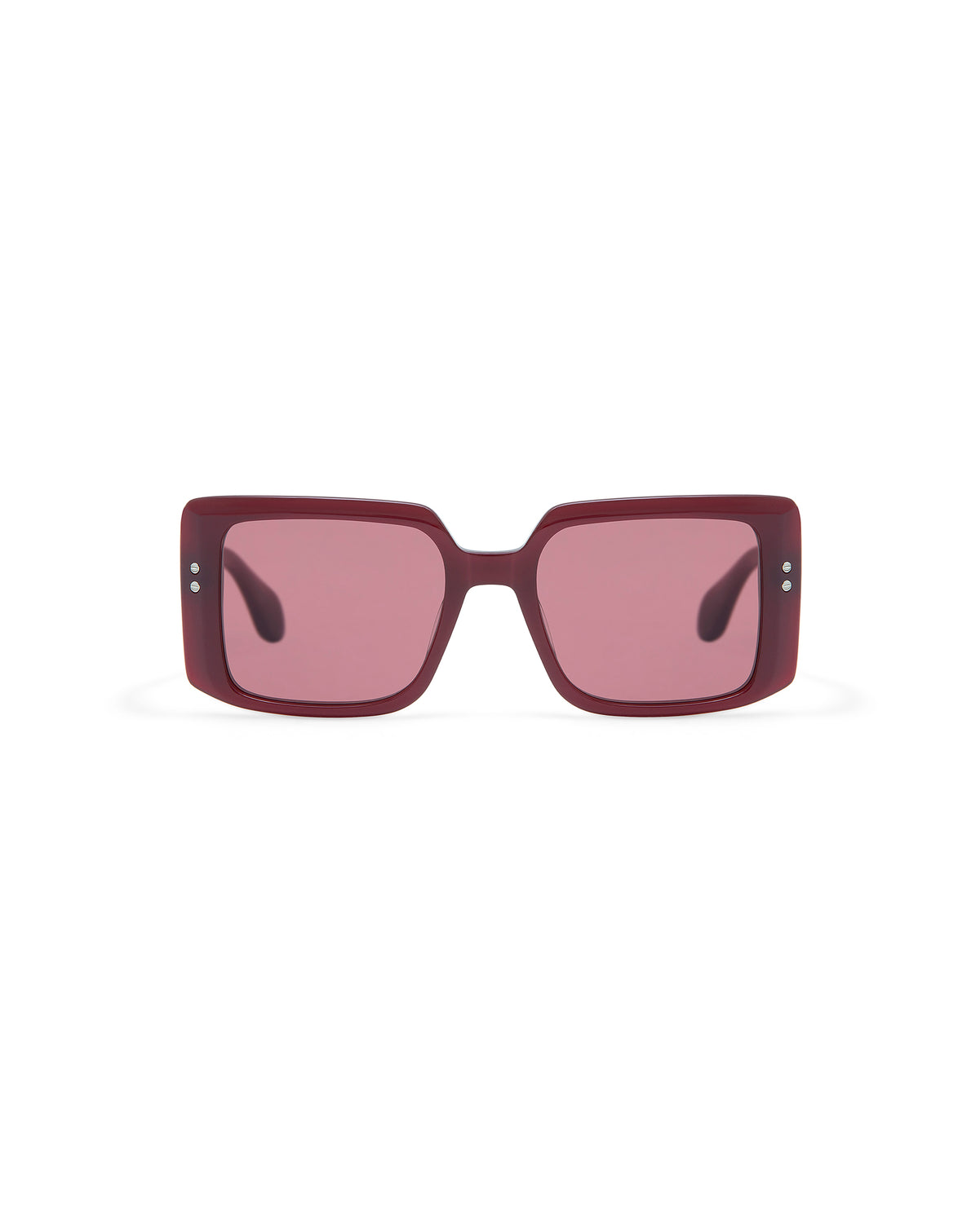 THRIVE 019: Cuadrada Acetato Rojo sunglasses by GIGI STUDIOS 7345