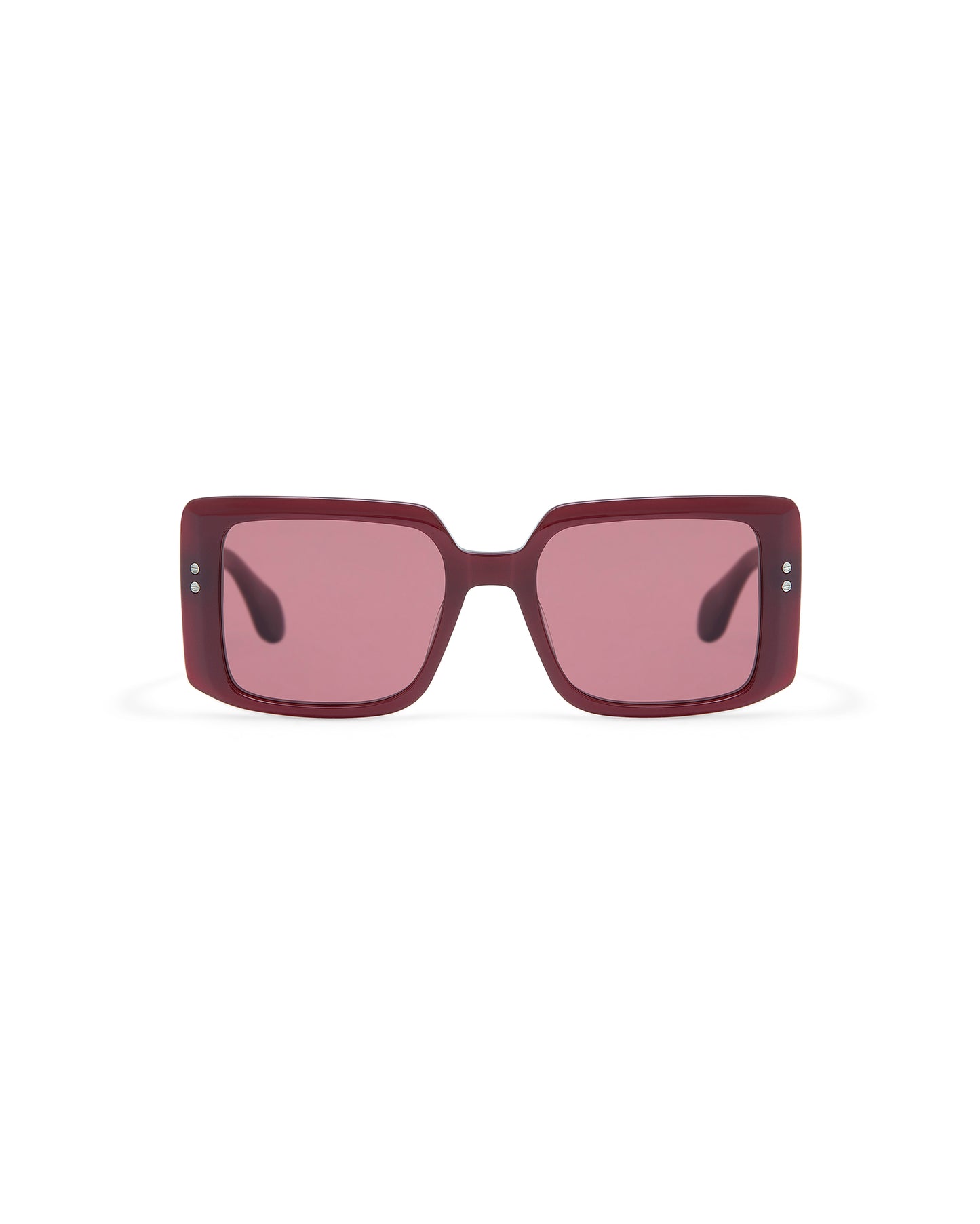 THRIVE 019: Cuadrada Acetato Rojo sunglasses by GIGI STUDIOS 7345