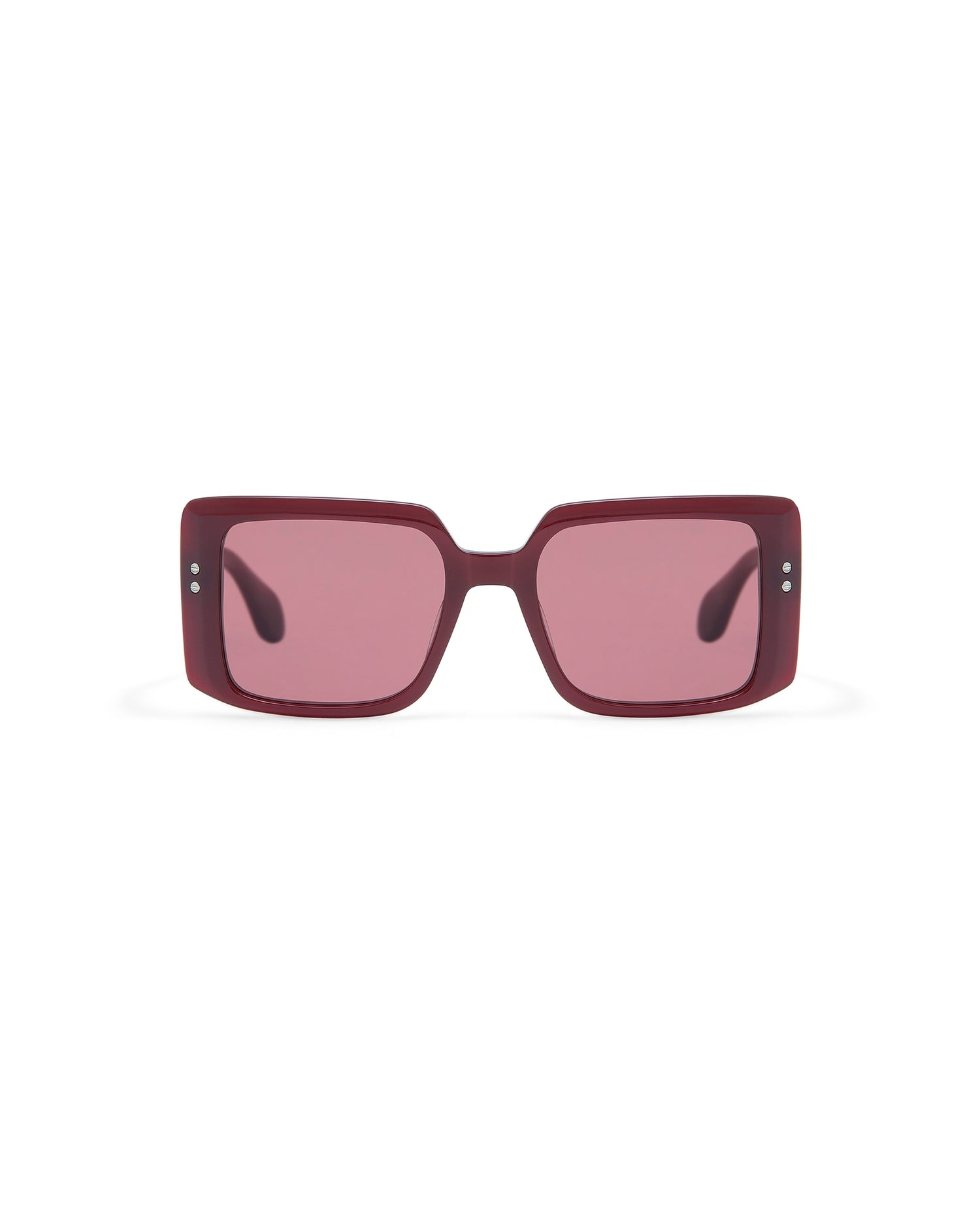 THRIVE 019: Cuadrada Acetato Rojo sunglasses by GIGI STUDIOS 7345