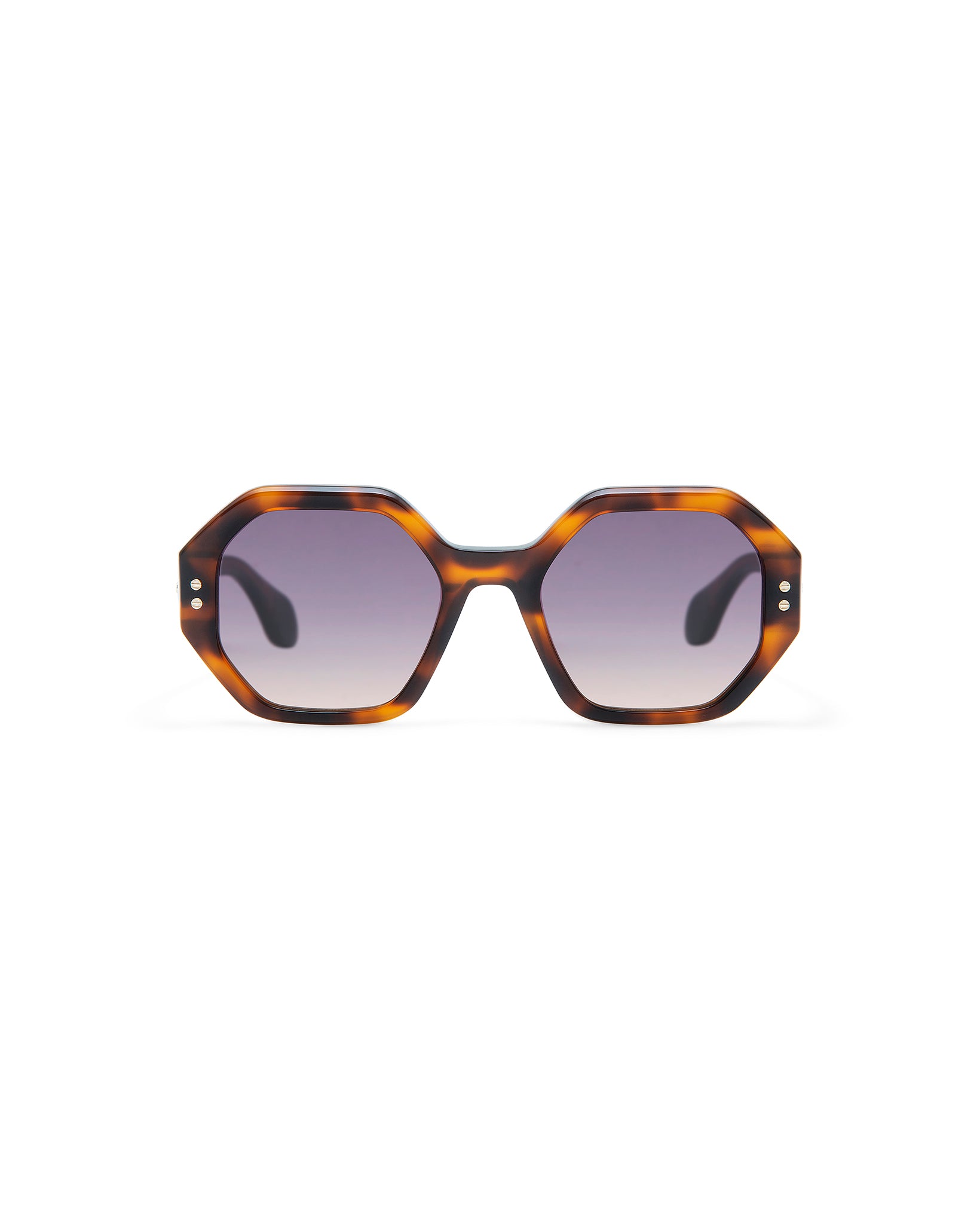 THRIVE 020: Geométricas Acetato Havana sunglasses by GIGI STUDIOS 7349