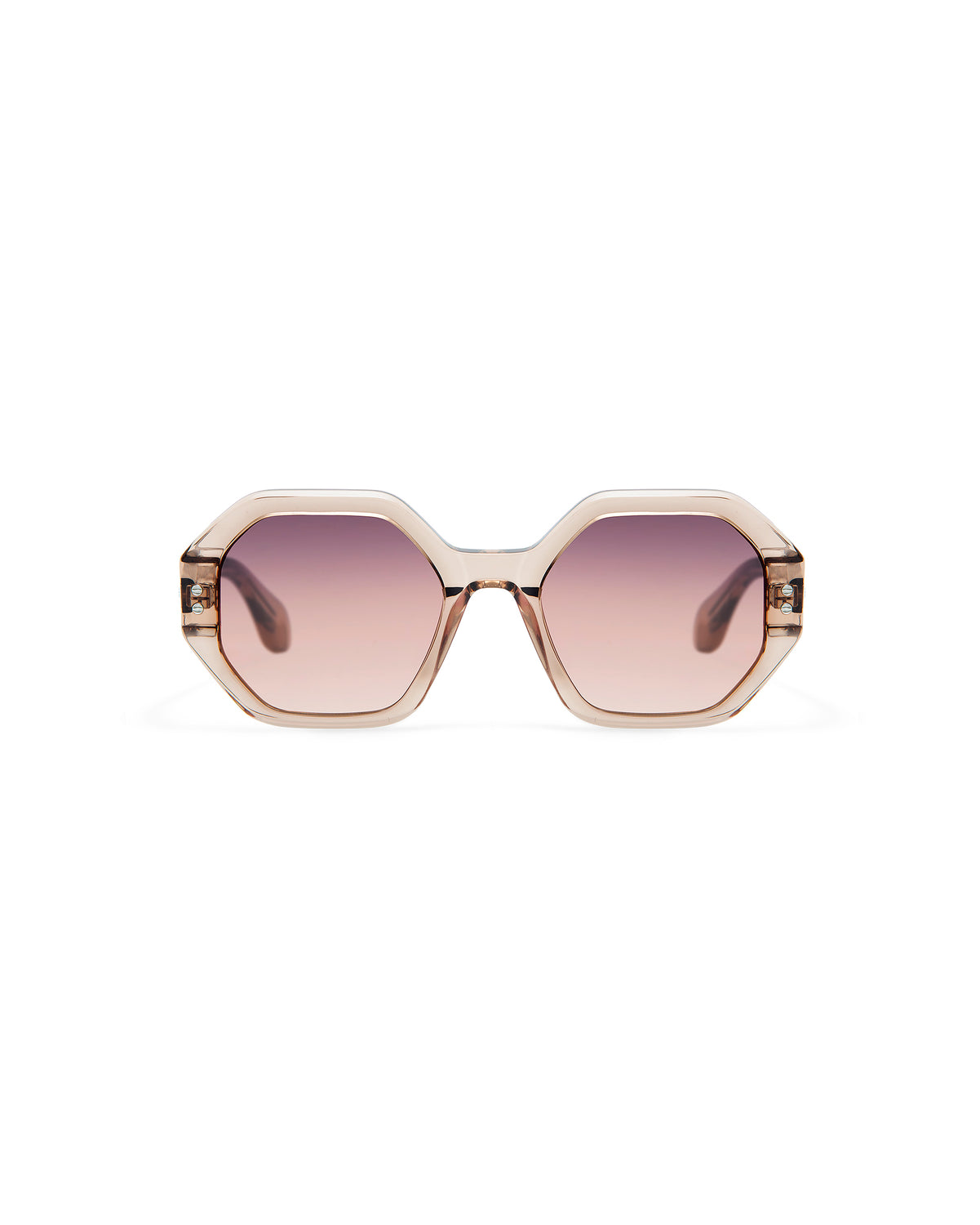 THRIVE 020: Geométricas Acetato Marrón sunglasses by GIGI STUDIOS 7351