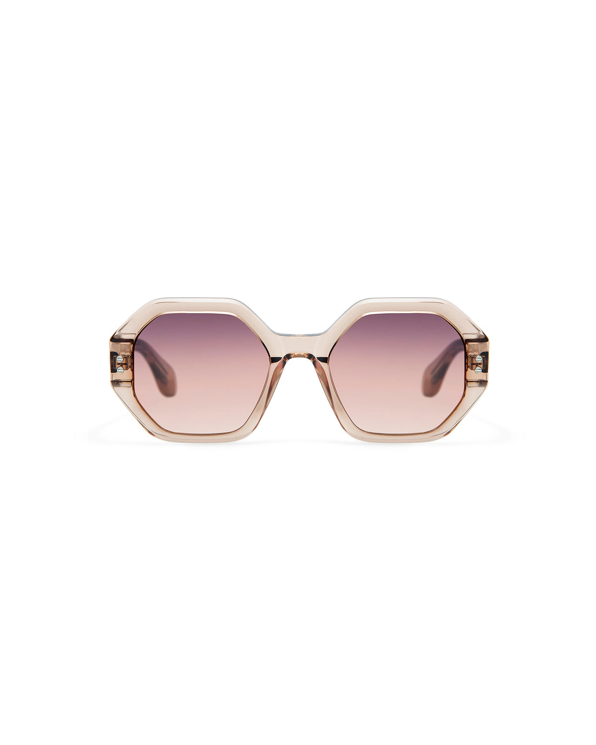 THRIVE 020: Geométricas Acetato Marrón sunglasses by GIGI STUDIOS 7351