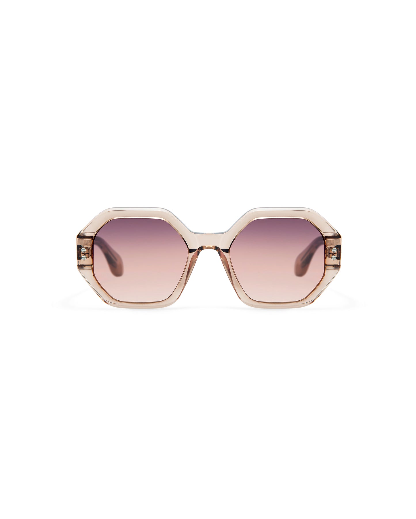 THRIVE 020: Geométricas Acetato Marrón sunglasses by GIGI STUDIOS 7351