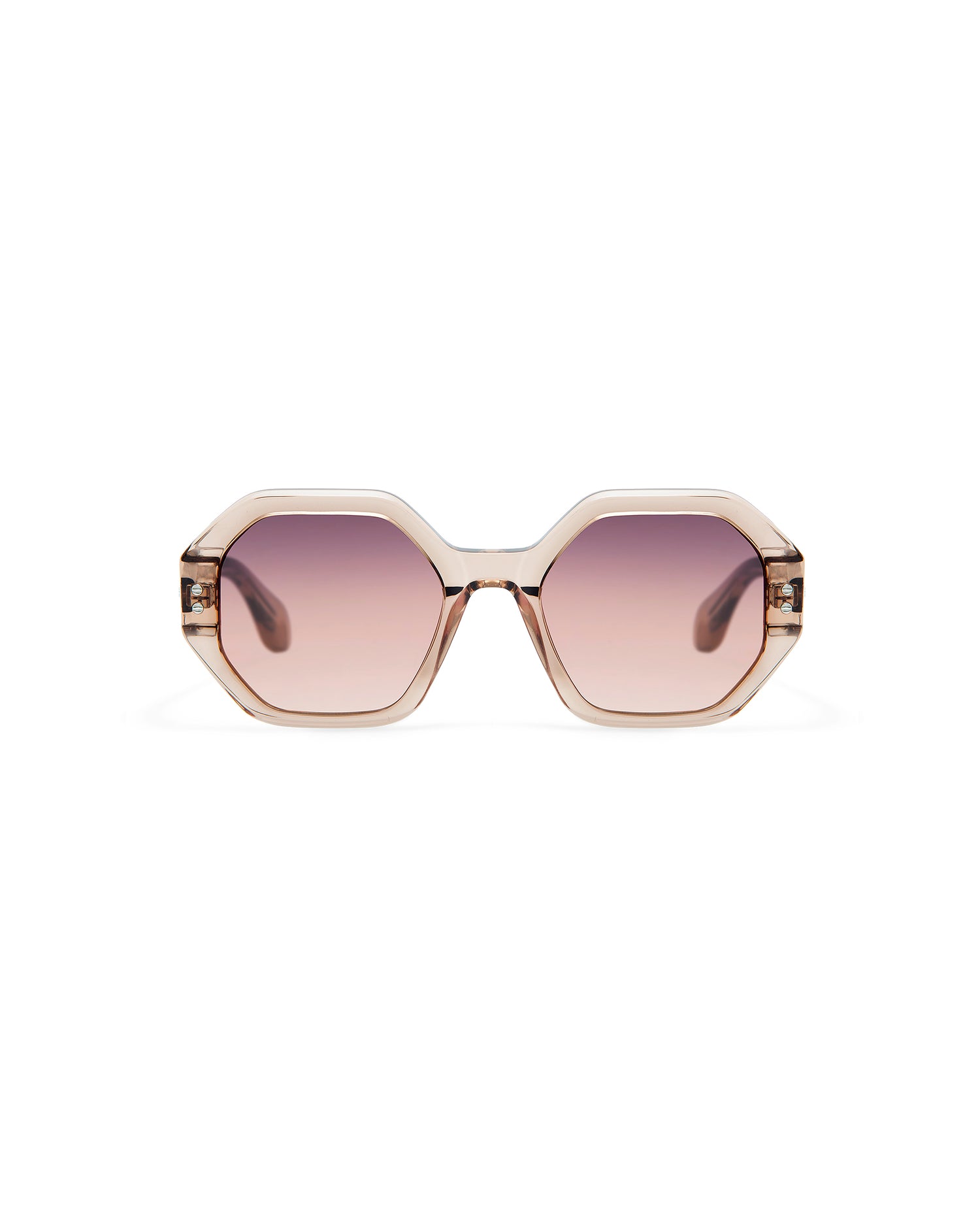 THRIVE 020: Geométricas Acetato Marrón sunglasses by GIGI STUDIOS 7351