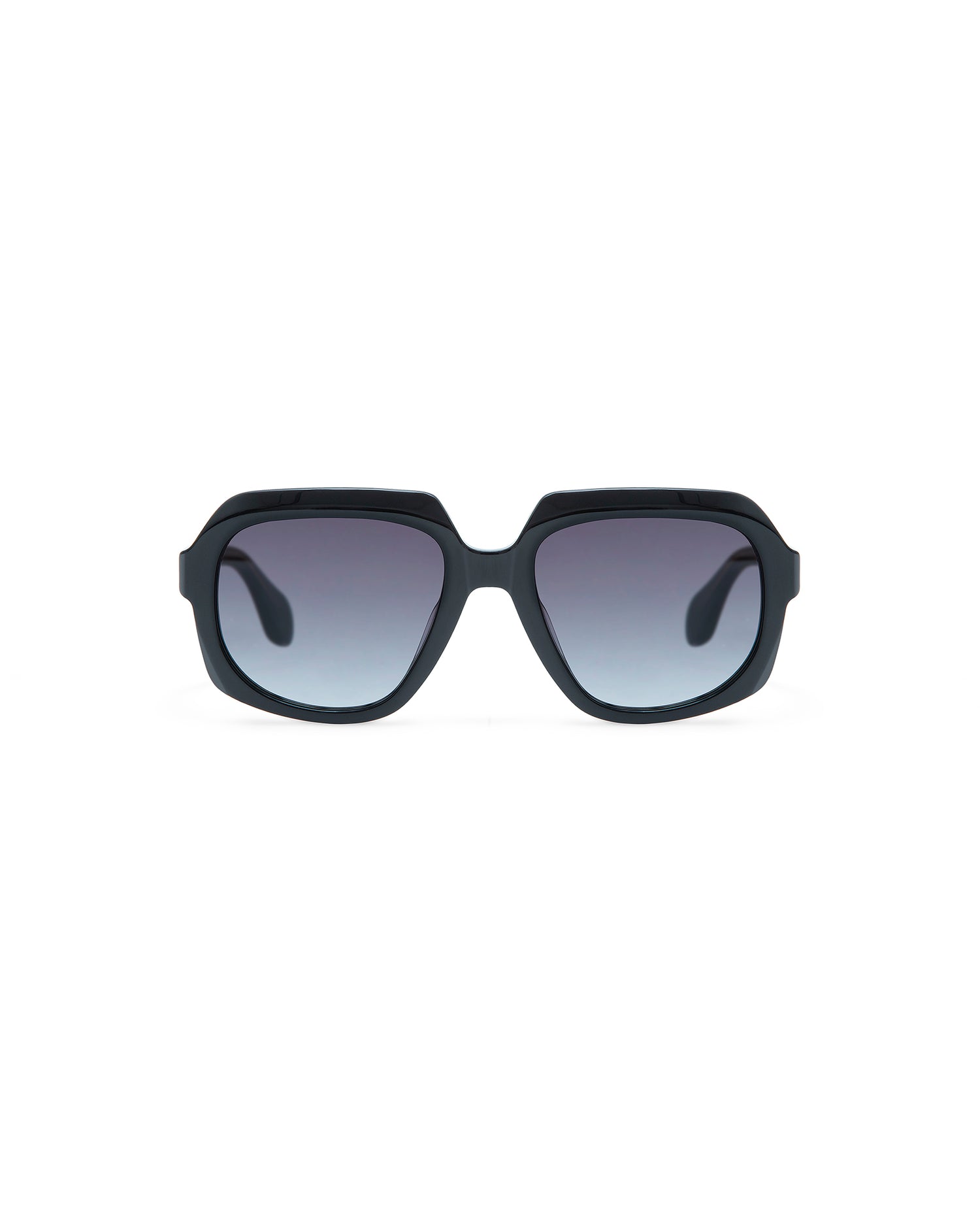 THRIVE 021: Geométricas Acetato Noir sunglasses by GIGI STUDIOS 7355