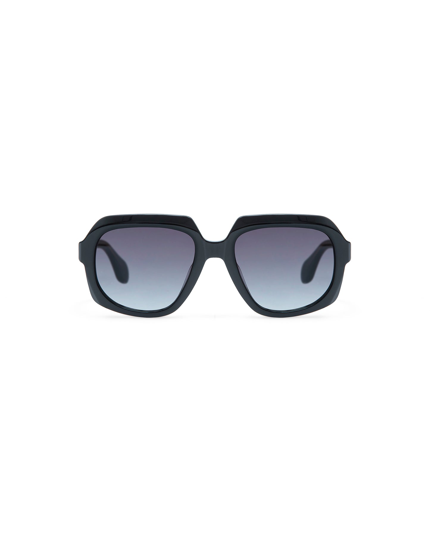 THRIVE 021: Geométricas Acetato Noir sunglasses by GIGI STUDIOS 7355