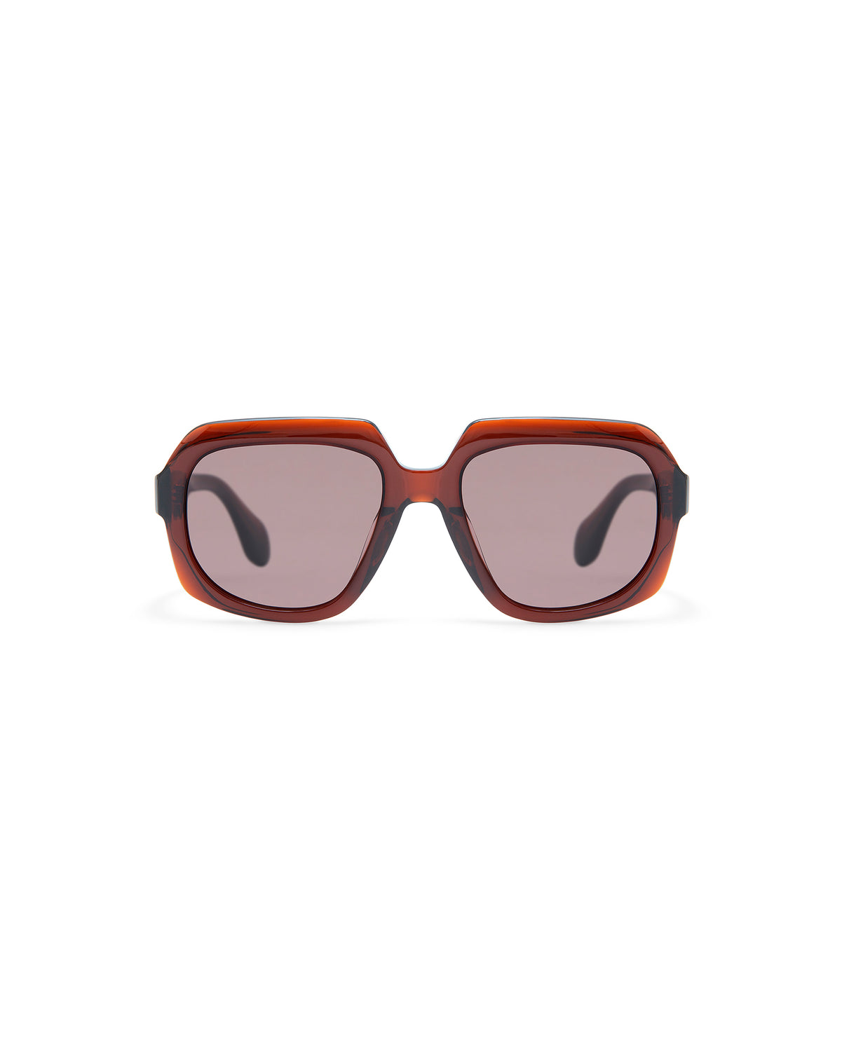 THRIVE 021: Geométricas Acetato Marrón sunglasses by GIGI STUDIOS 7361