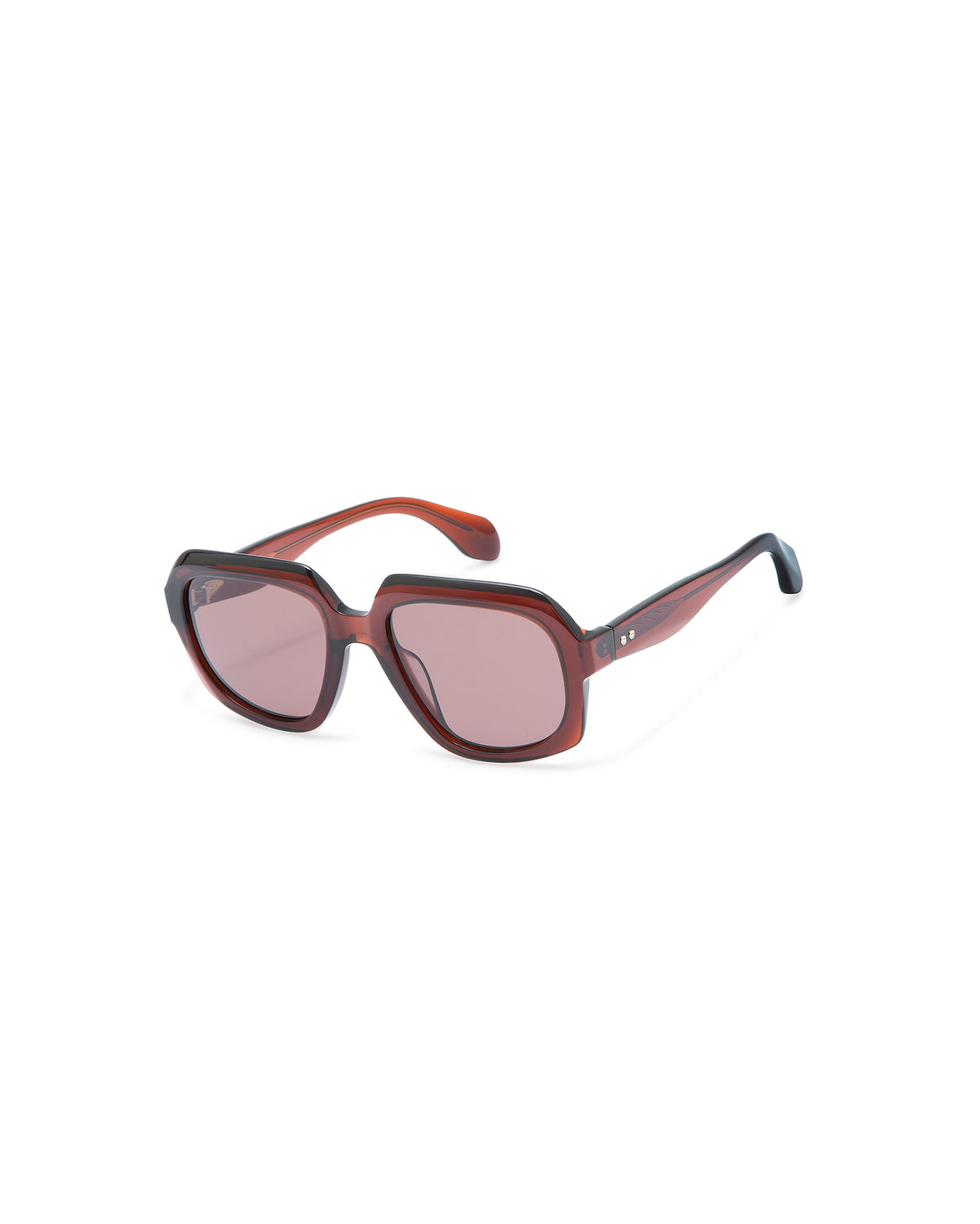 THRIVE 021: Geométricas Acetato Marrón sunglasses by GIGI STUDIOS 7362