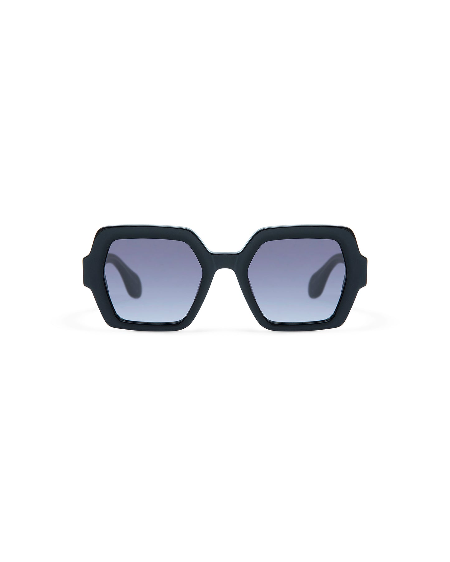 THRIVE 024: Geométricas Acetato Noir sunglasses by GIGI STUDIOS 7379