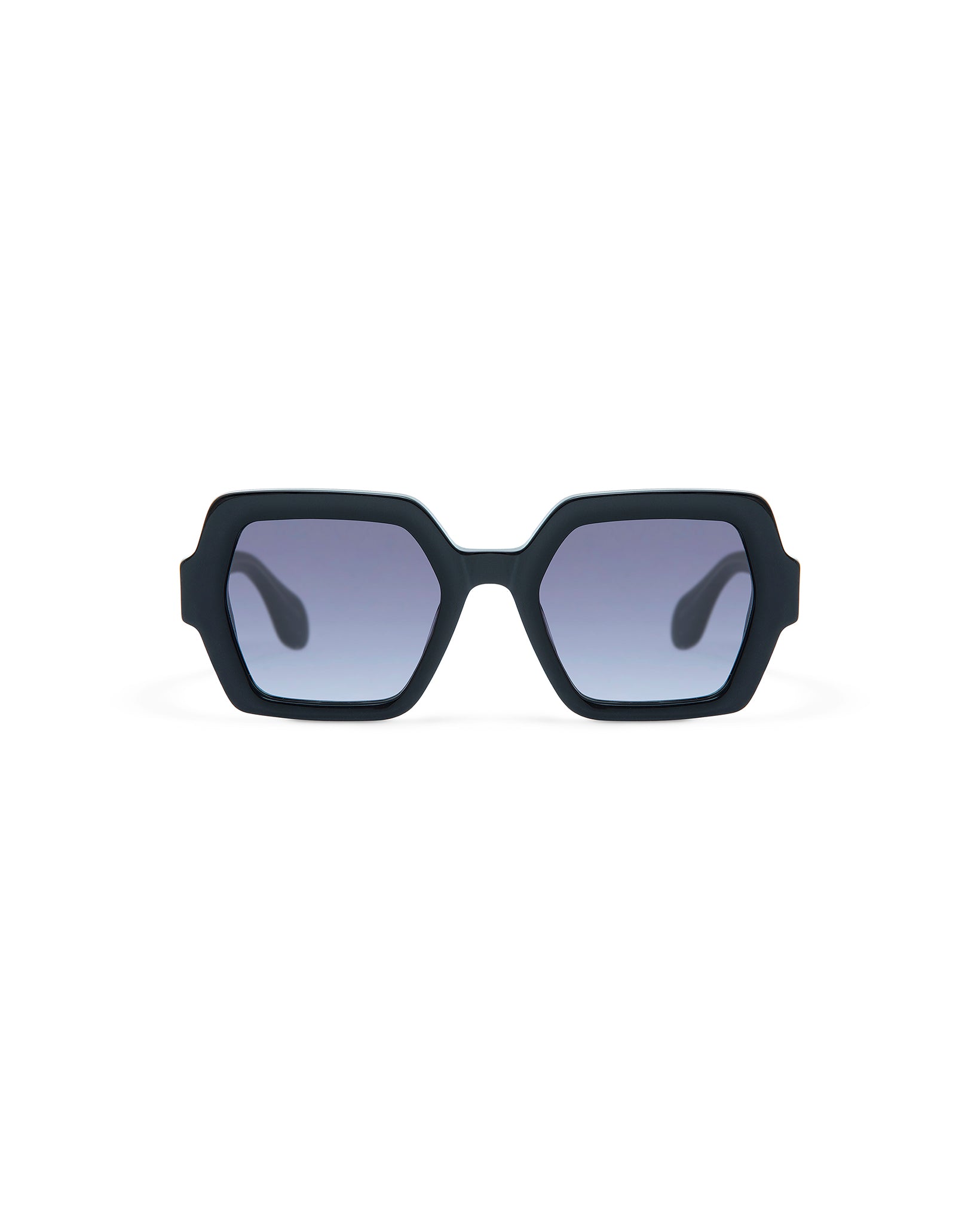 THRIVE 024: Geométricas Acetato Noir sunglasses by GIGI STUDIOS 7379