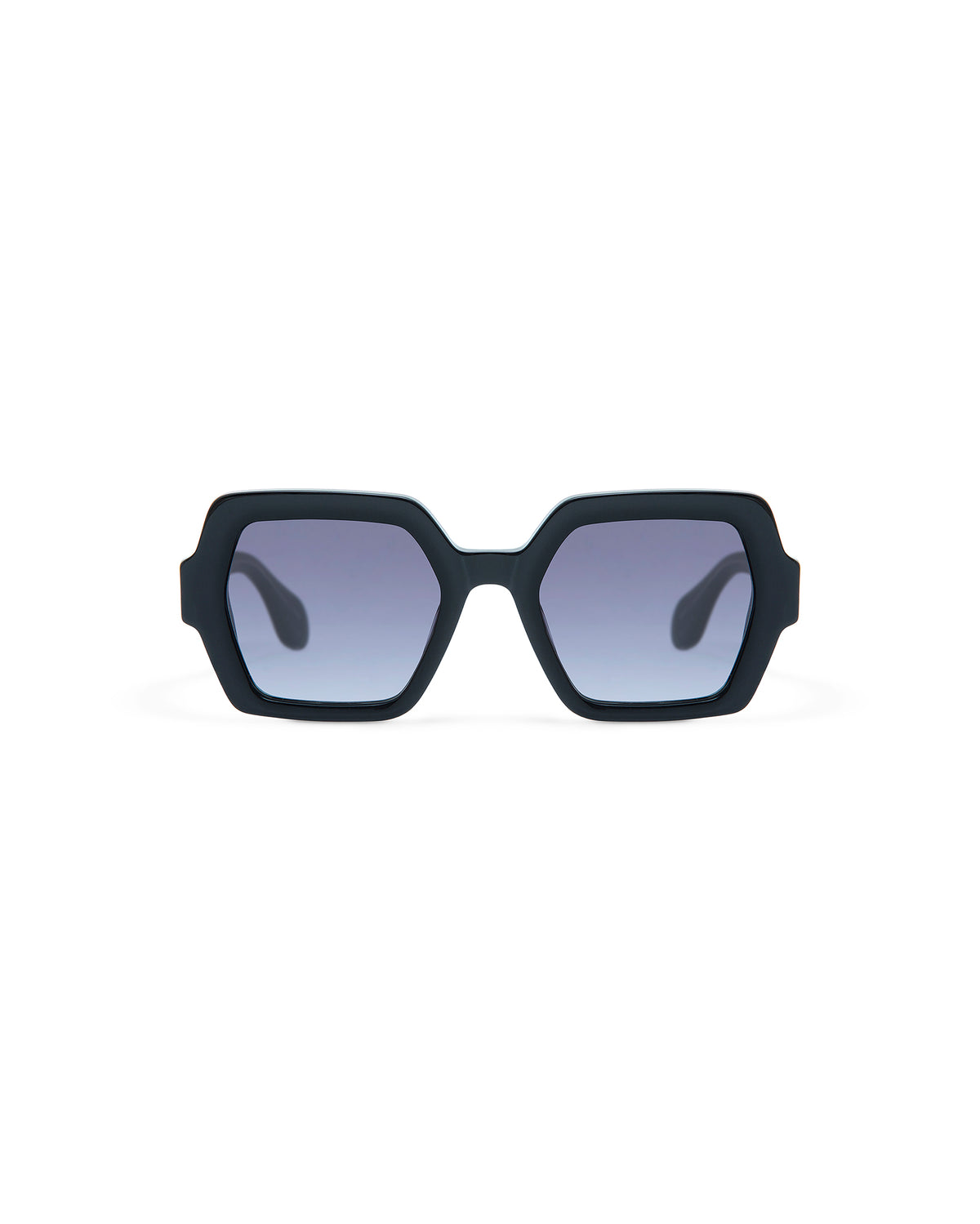 THRIVE 024: Geométricas Acetato Noir sunglasses by GIGI STUDIOS 7379