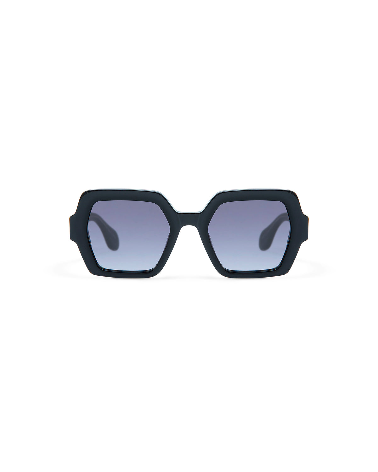 THRIVE 024: Geométricas Acetato Noir sunglasses by GIGI STUDIOS 7379
