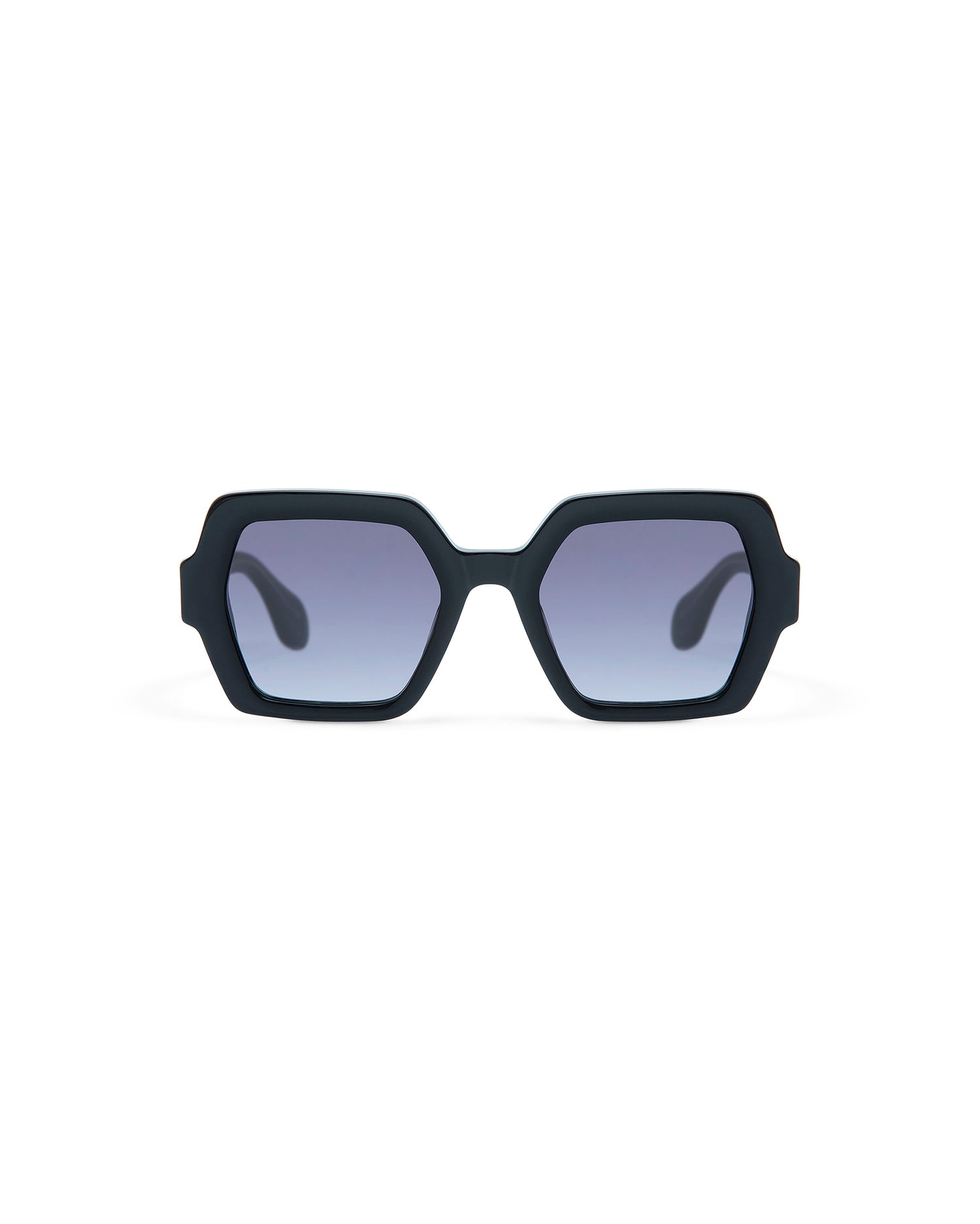 THRIVE 024: Geométricas Acetato Noir sunglasses by GIGI STUDIOS 7379